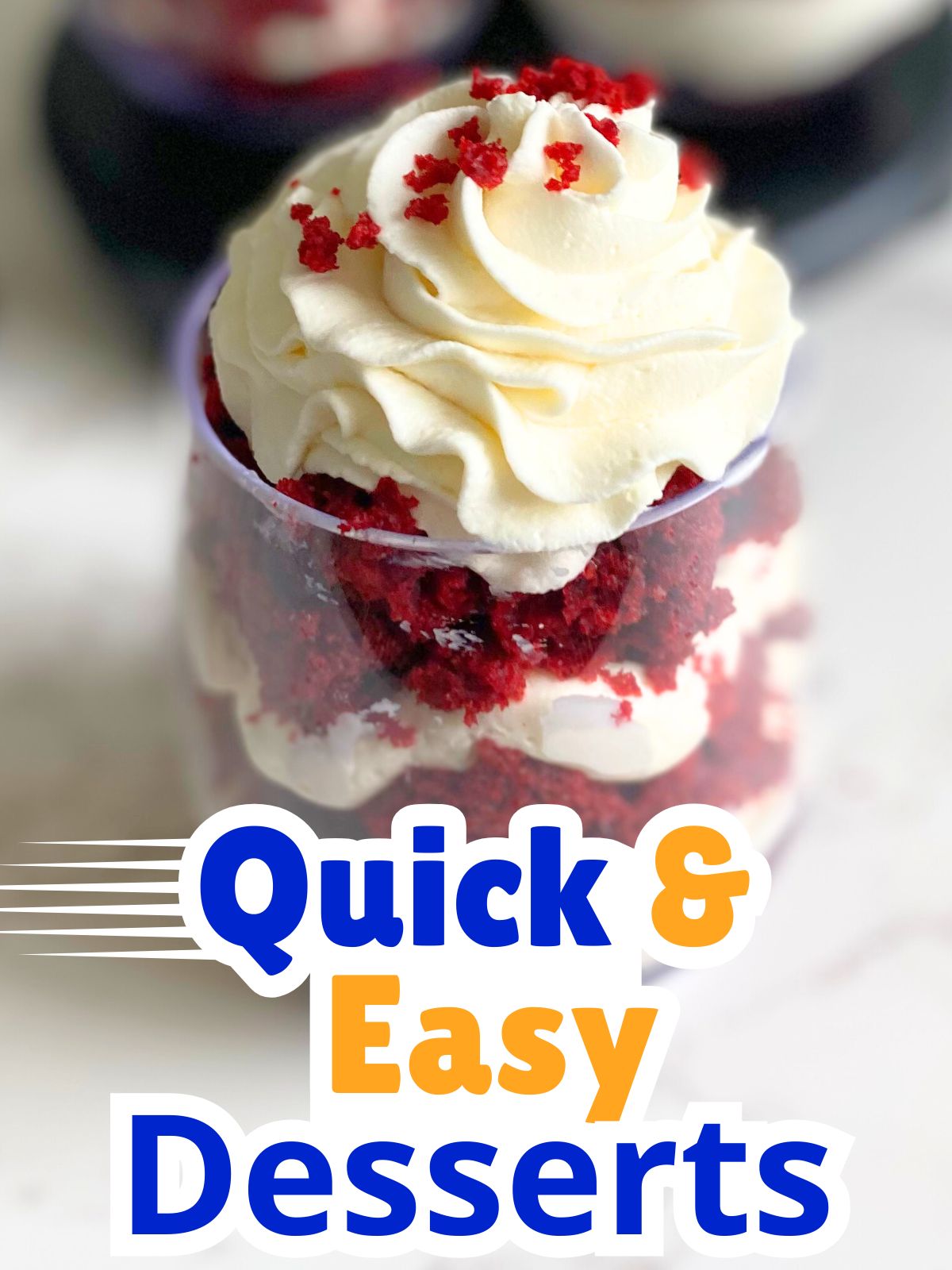 red velvet cheesecake parfait