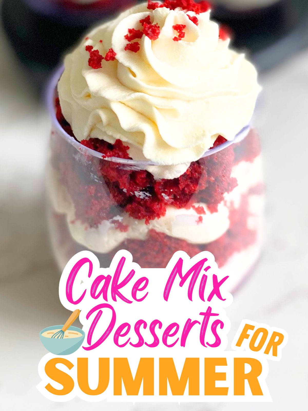 red velvet cheesecake parfaits