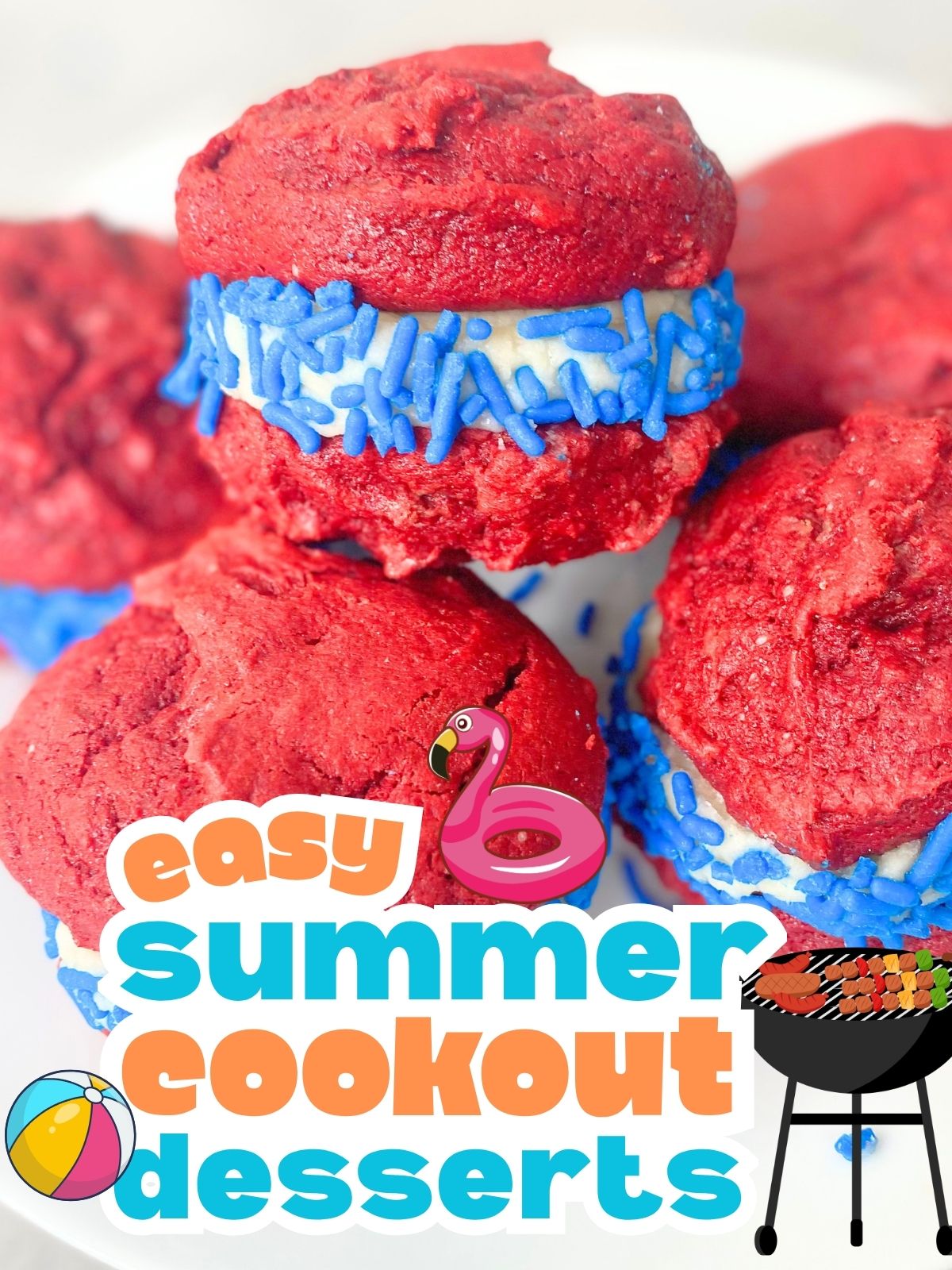 4th of July whoopie pies