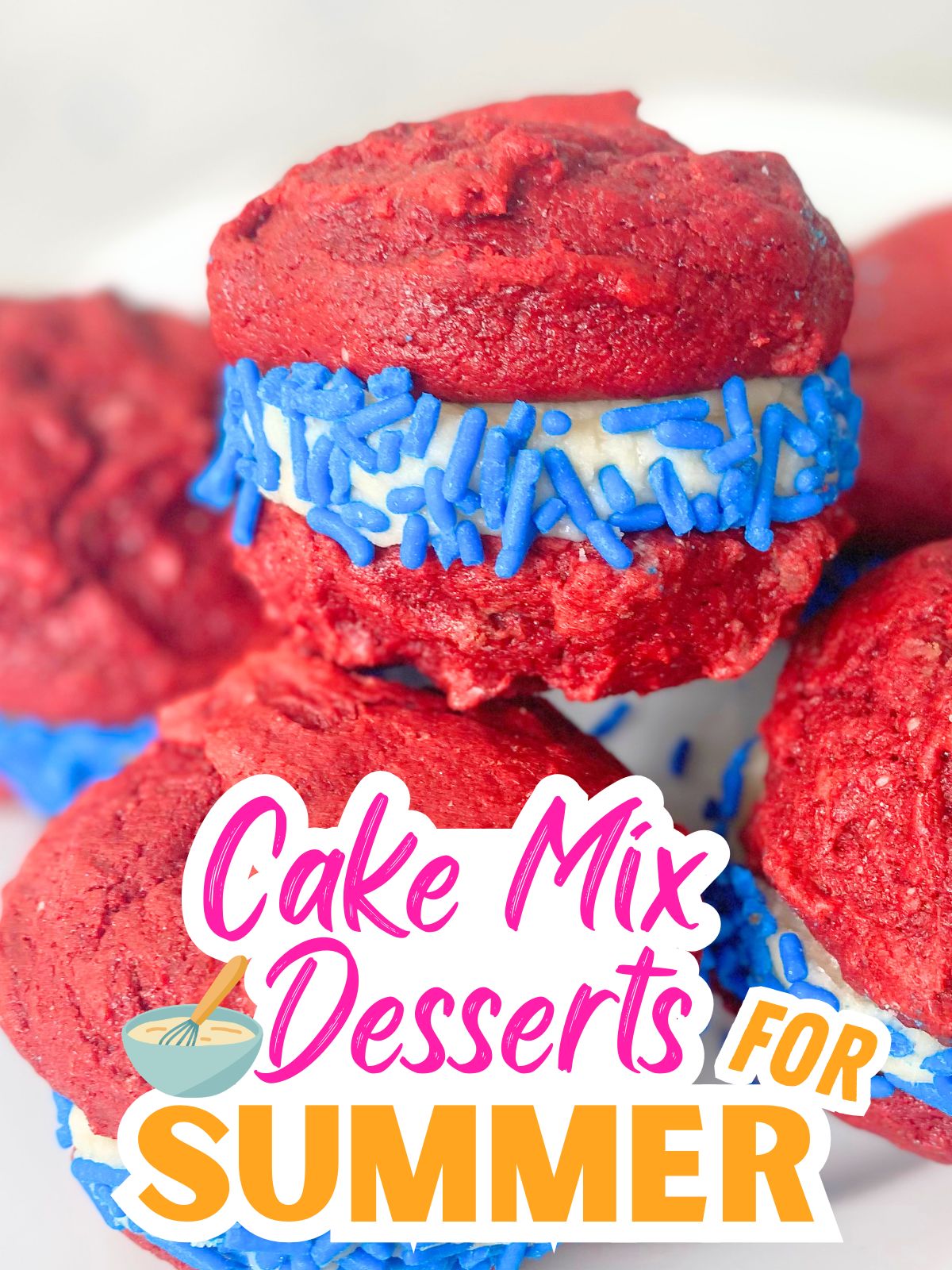 4th of July whoopie pies