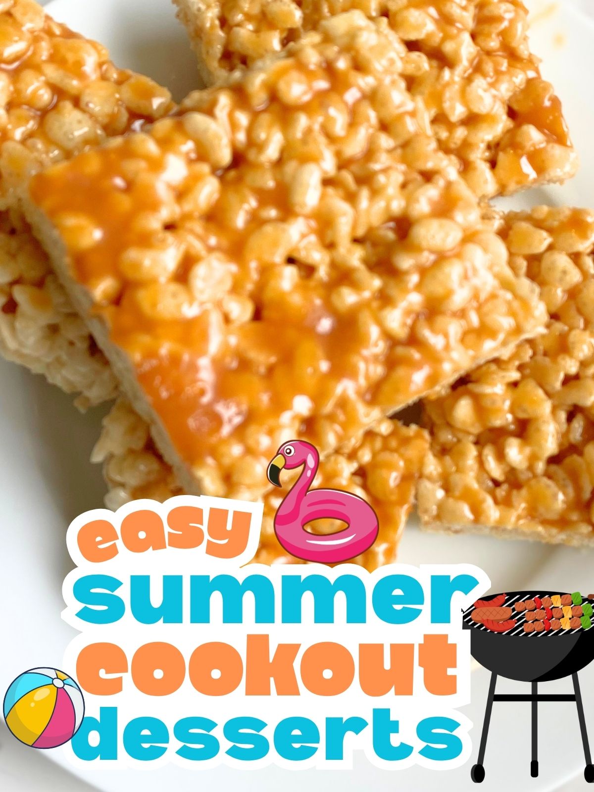 salted caramel rice krispie treats
