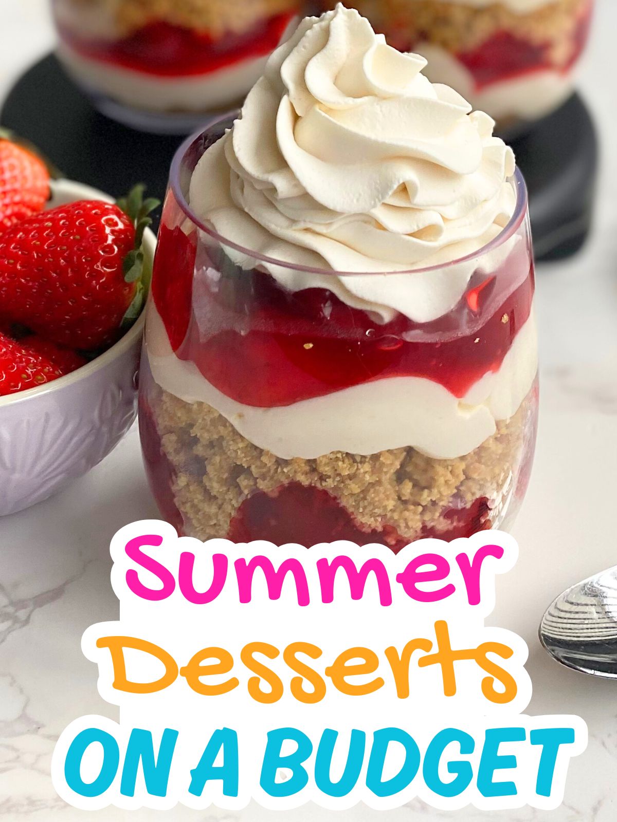 strawberry pie cheesecake cups