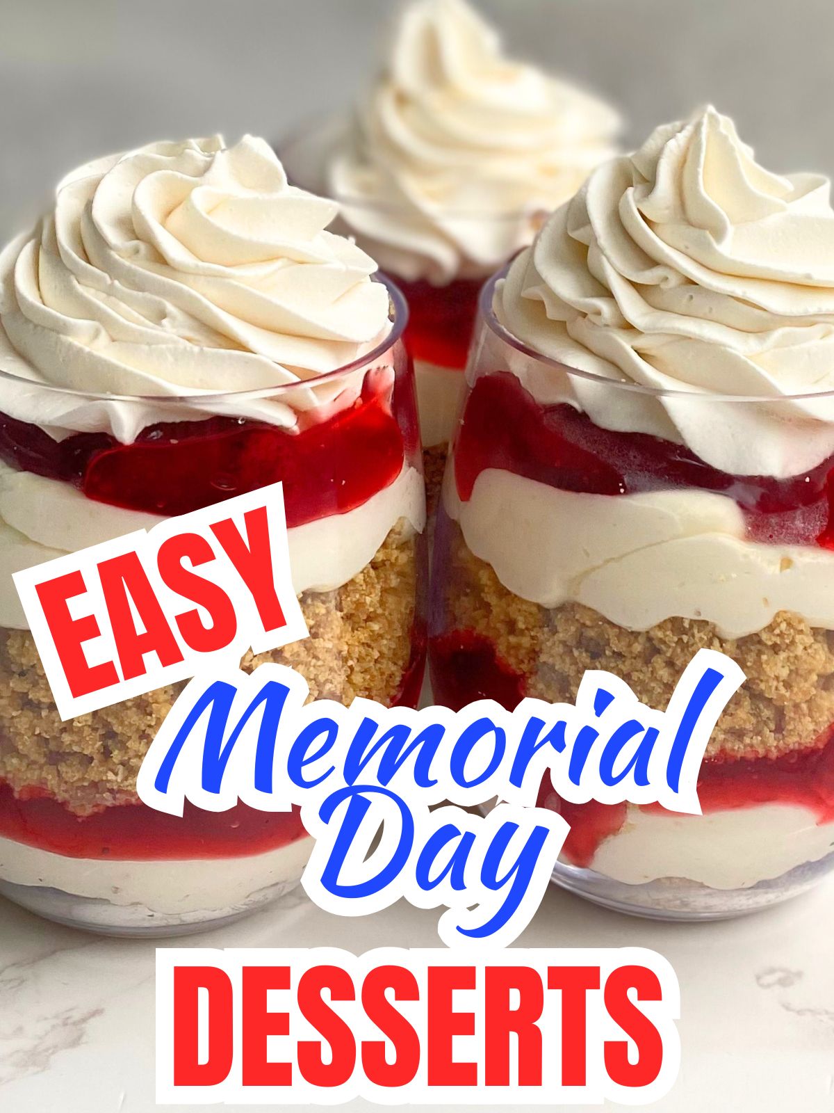 strawberry cheesecake parfaits