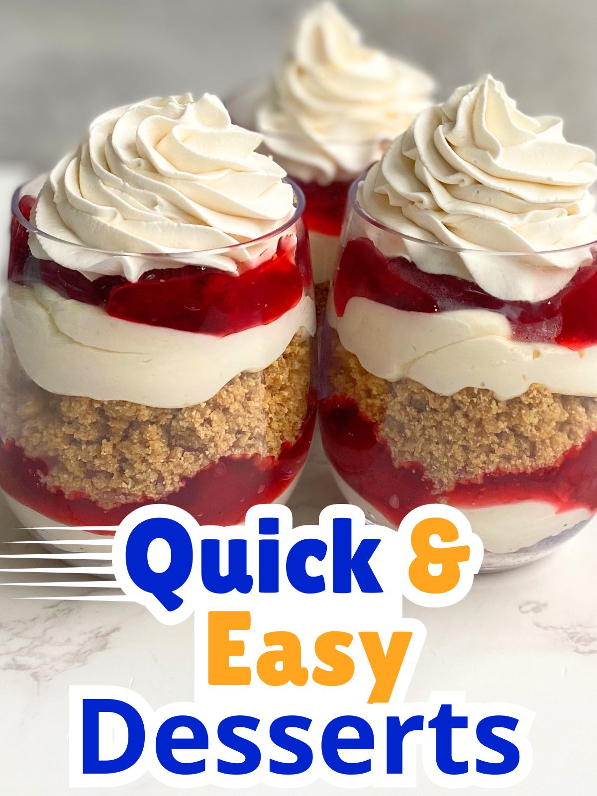 strawberry cheesecake parfaits