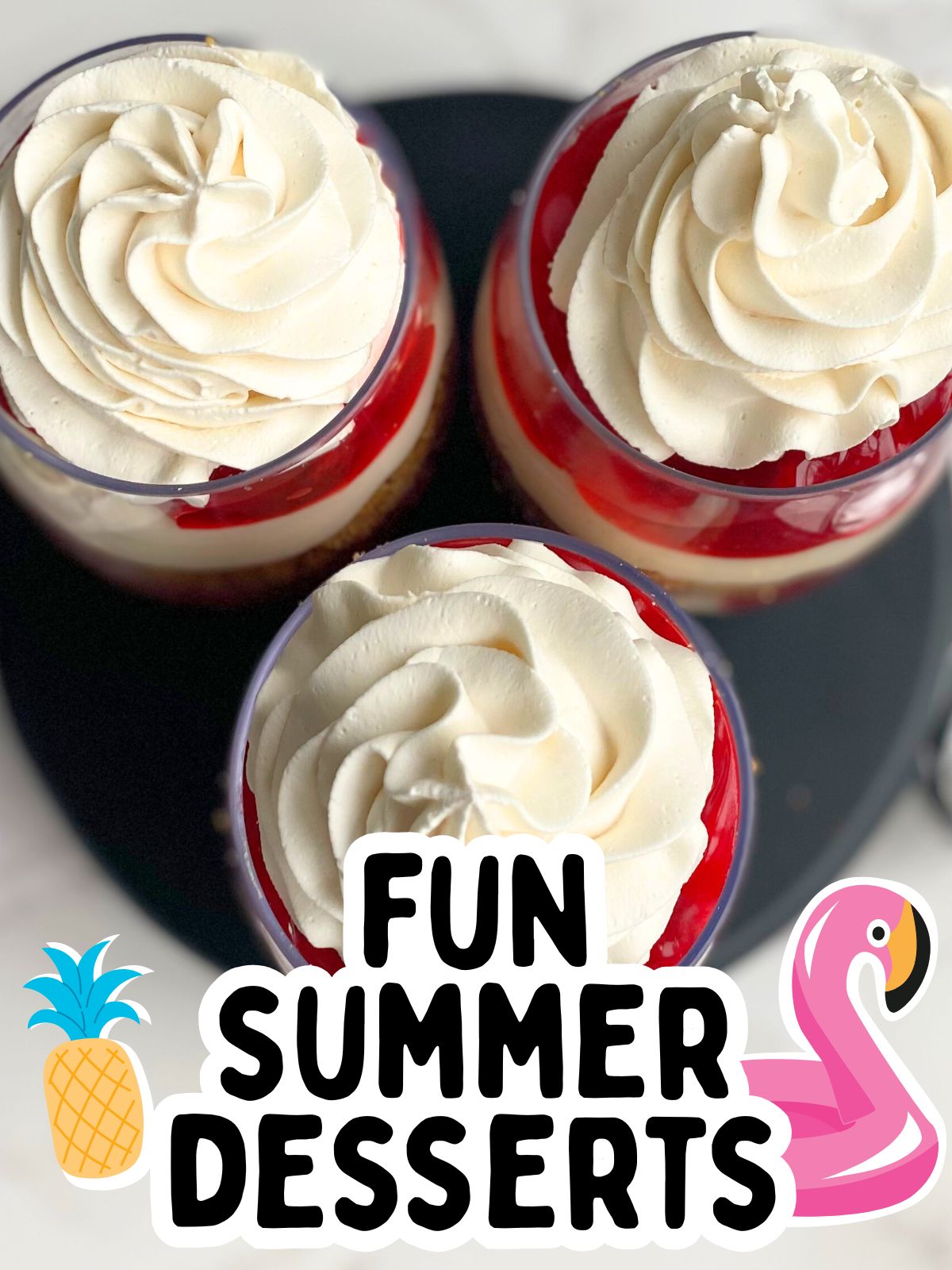 strawberry pie cheesecake cups