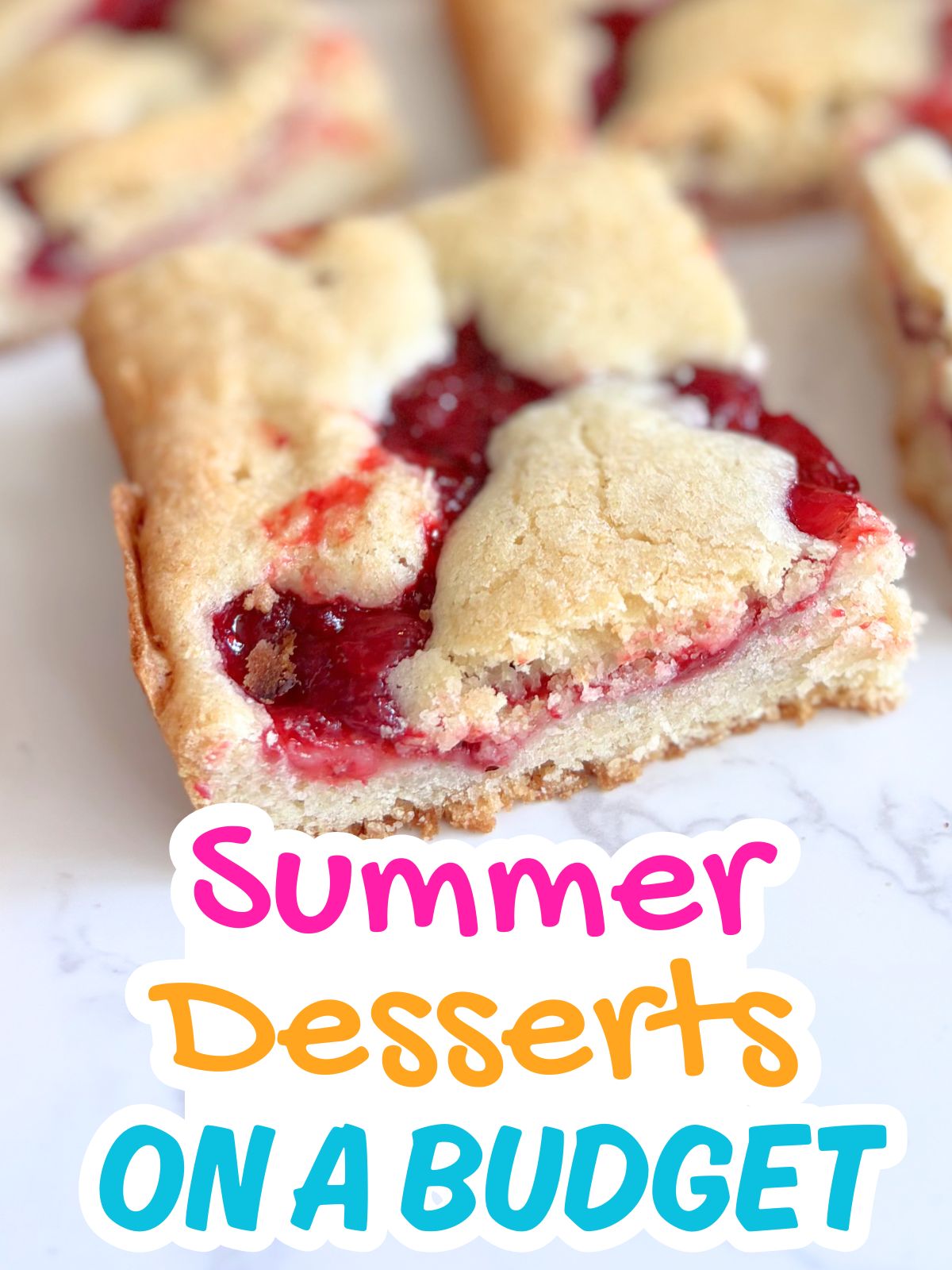 strawberry pie cookie bars
