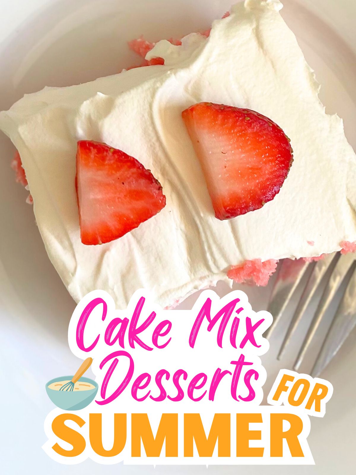 weight watchers strawberry poke cake