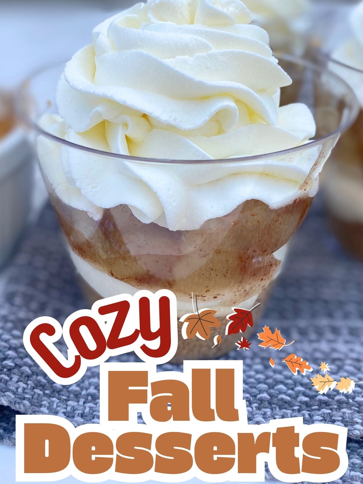 apple pie cheesecake cups
