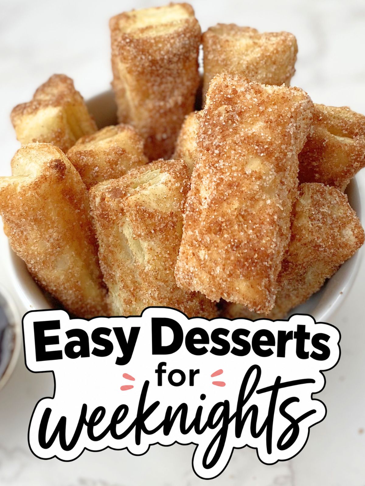 baked churro bites