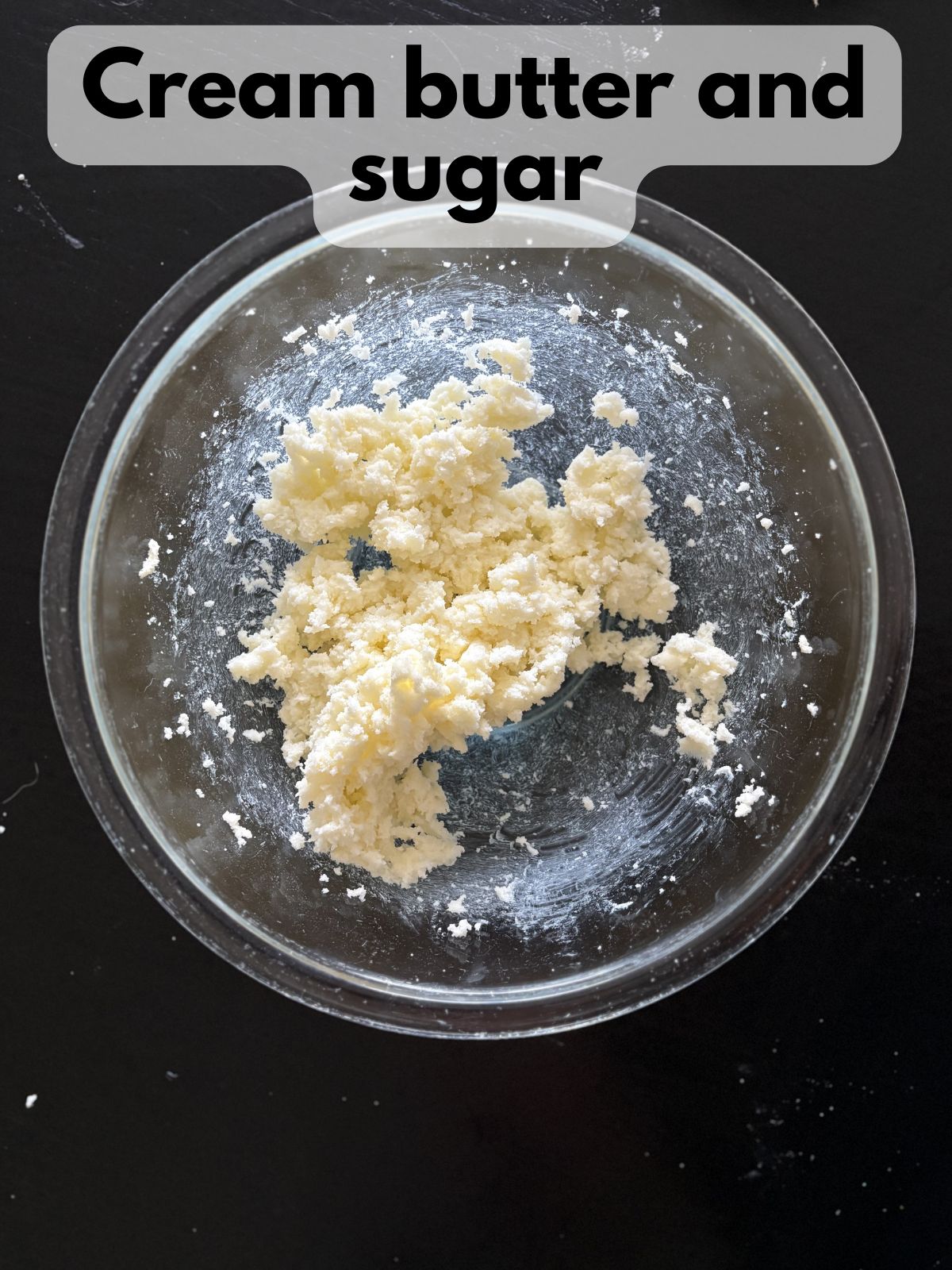 butter creamed with sugar