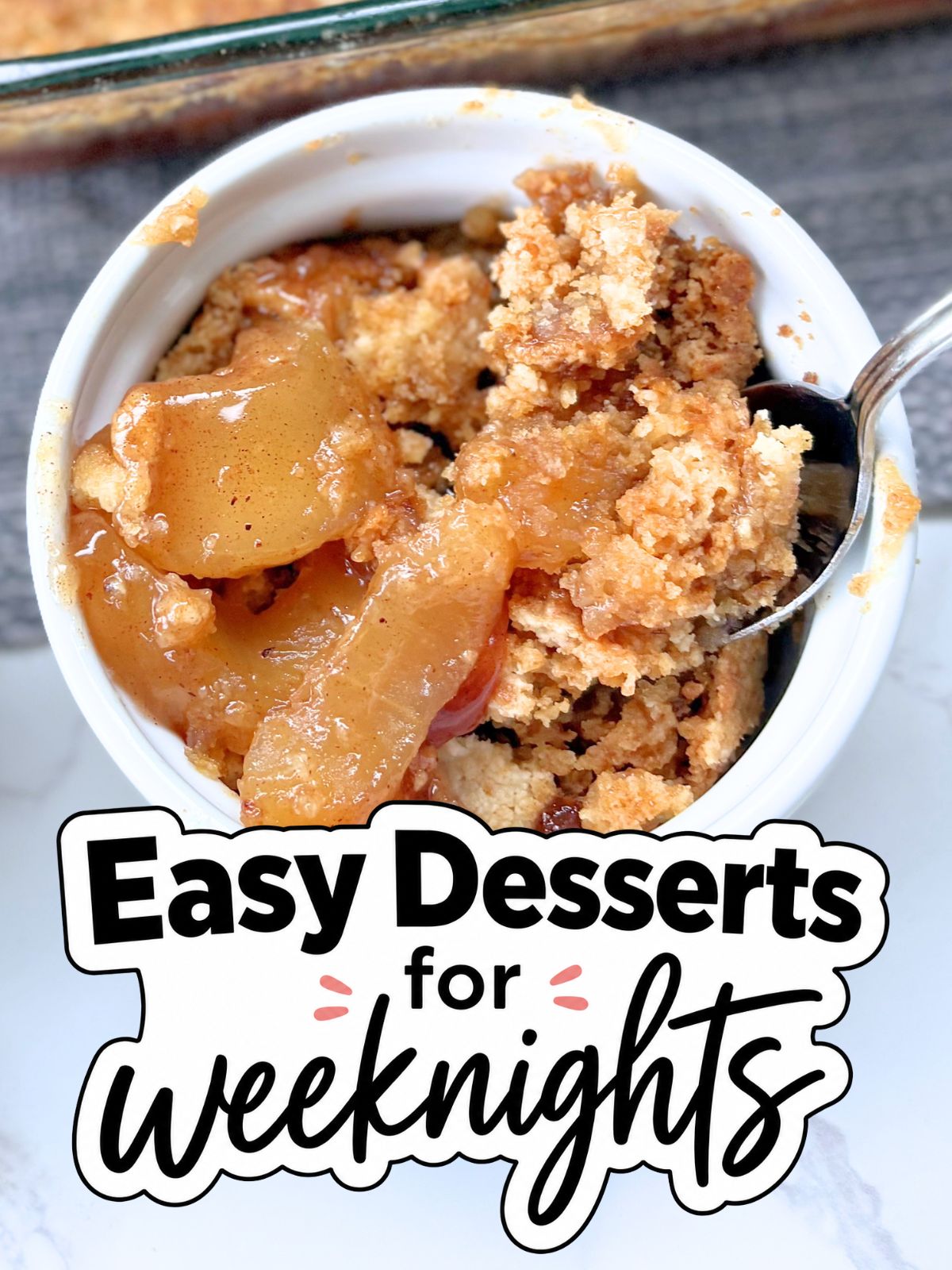cake mix apple cobbler