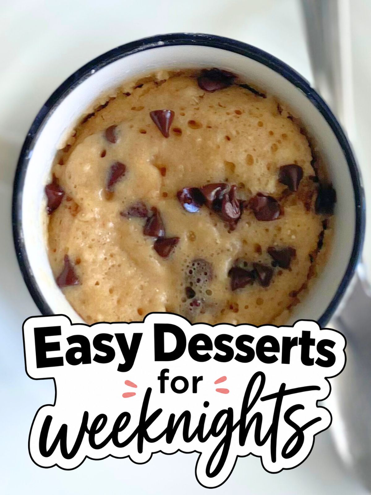 chocolate chip protein mug cake