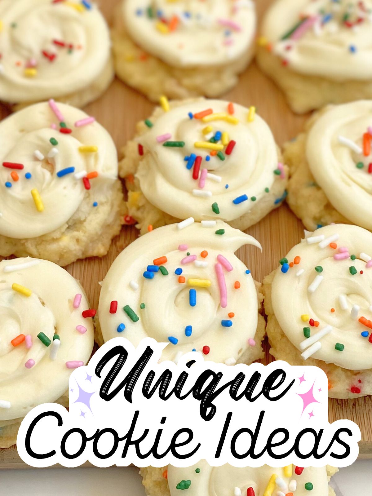 frosted funfetti cake mix cookies