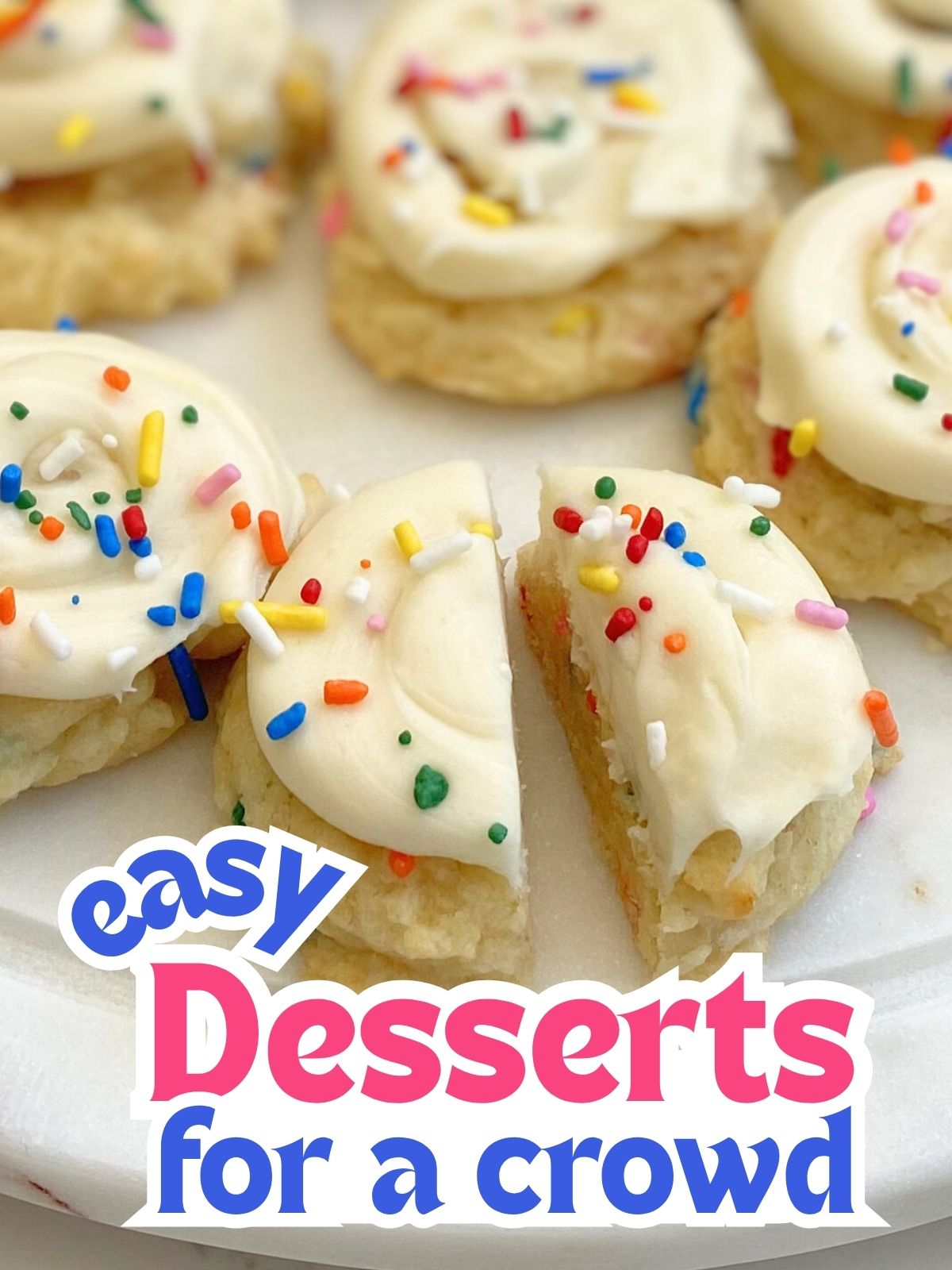 frosted funfetti cake mix cookies