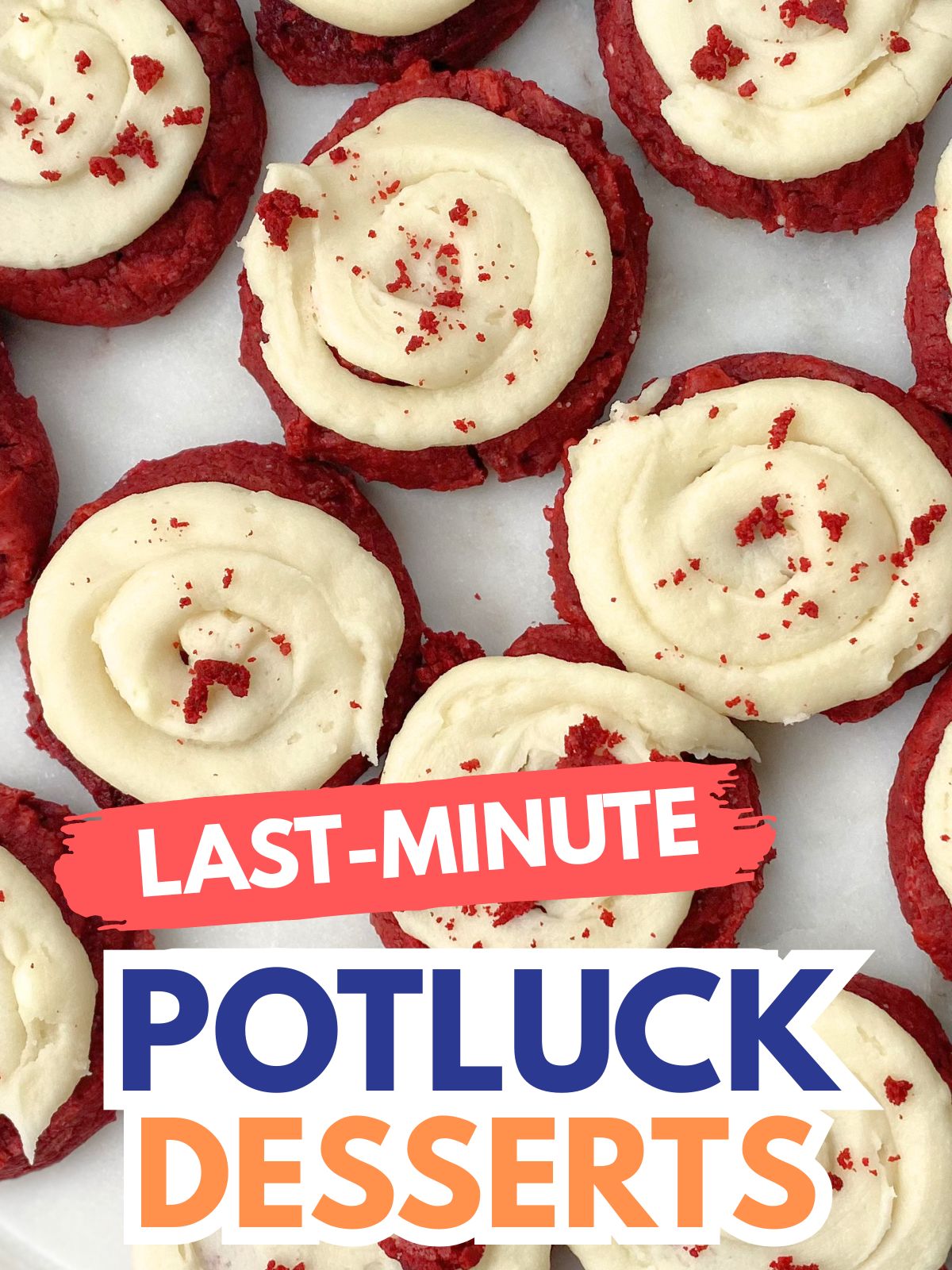 frosted red velvet cake mix cookies