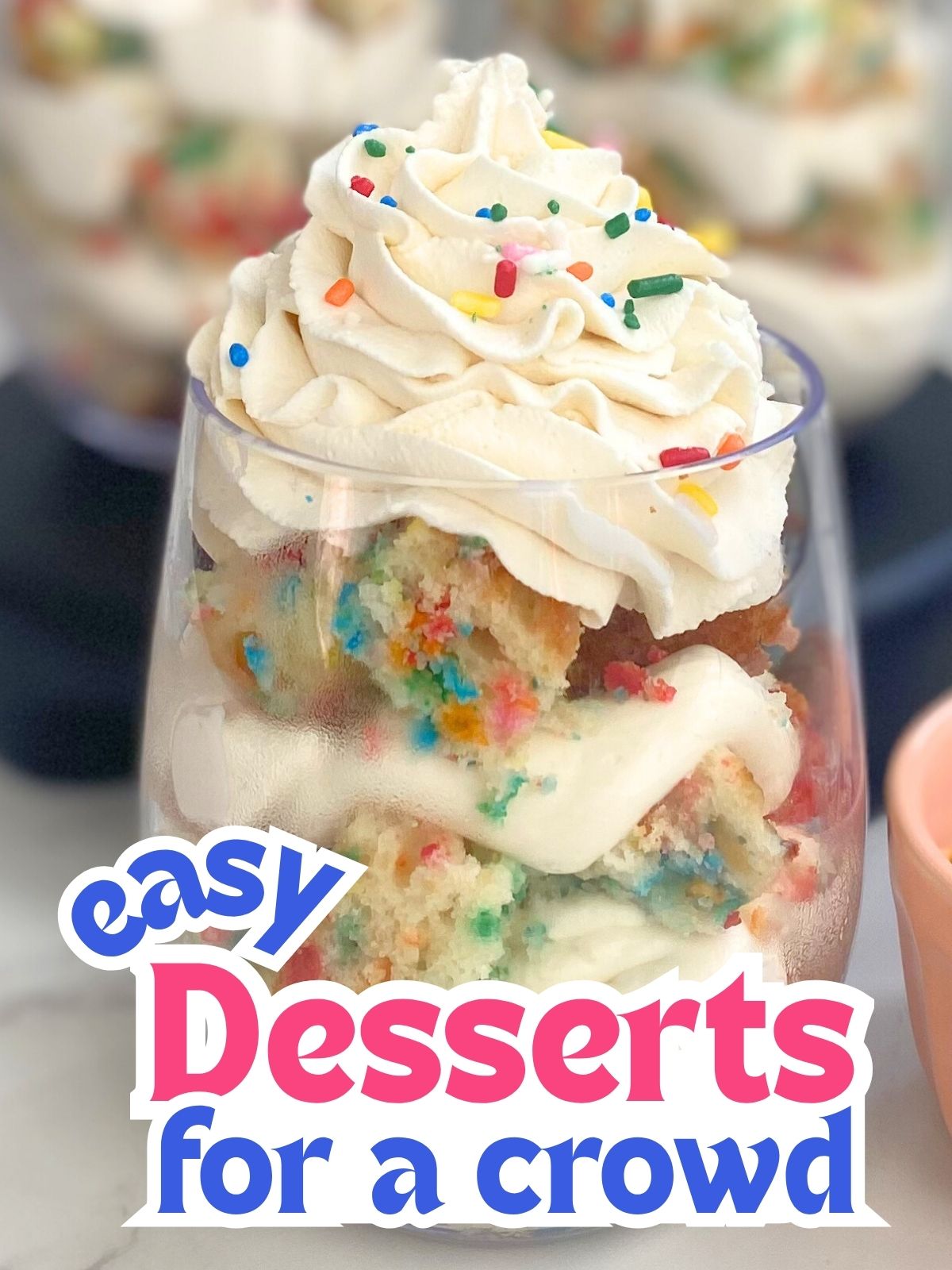 funfetti cheesecake parfaits