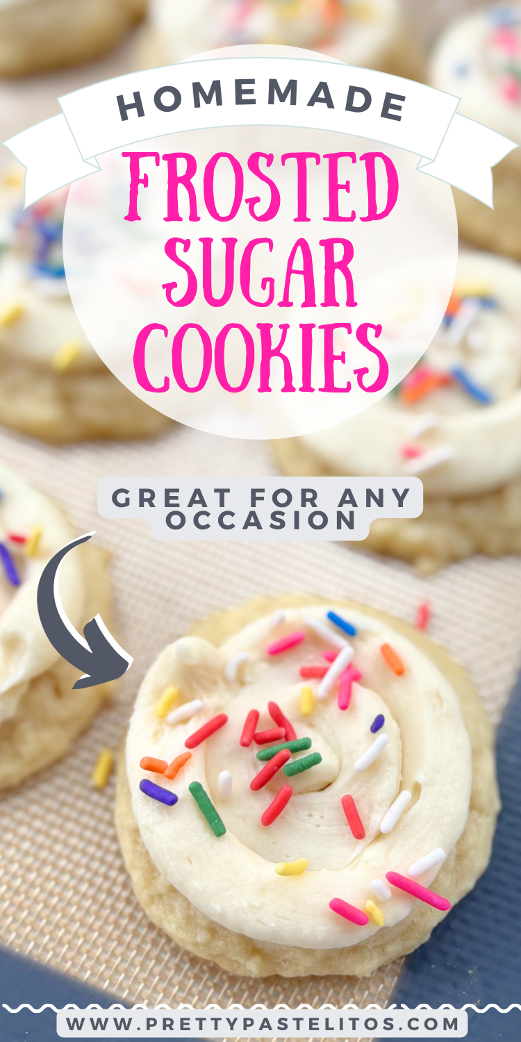 These homemade frosted sugar cookies are soft, sweet, and topped with creamy frosting for a classic treat that’s perfect for holidays, parties, or everyday baking.