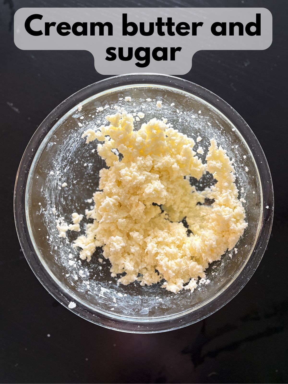 butter creamed with sugar