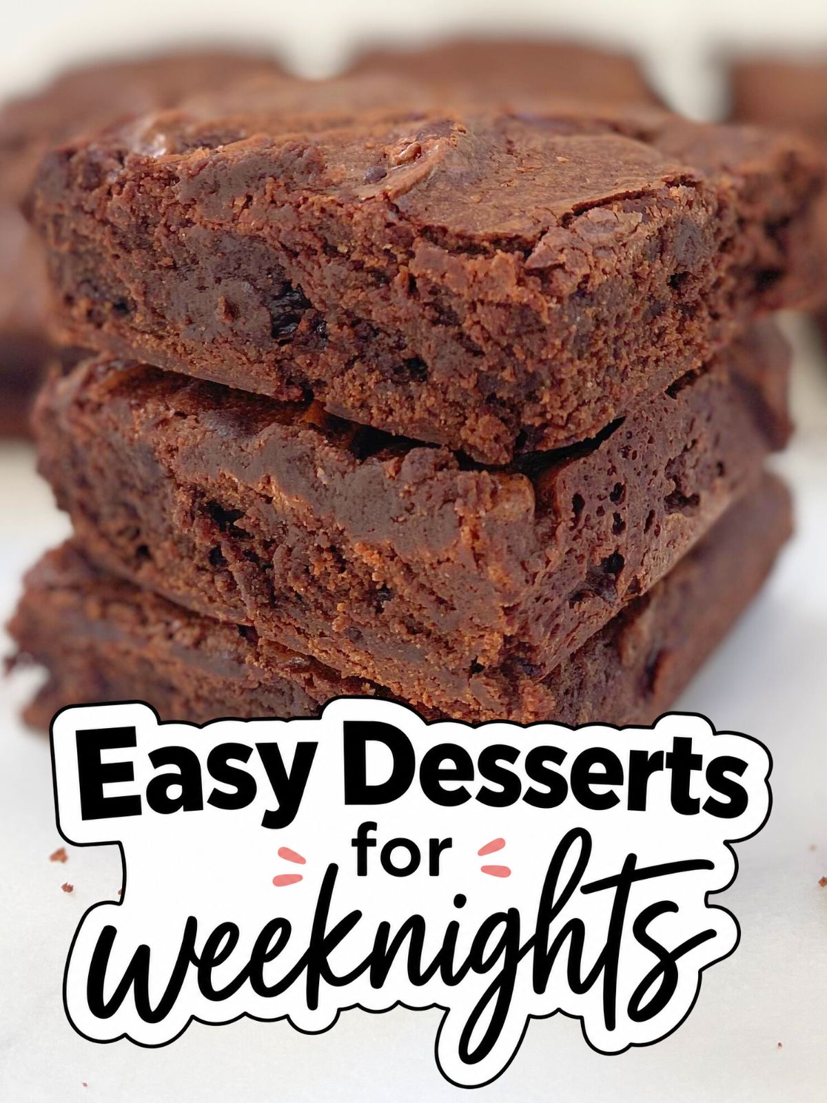 homemade fudgy brownies