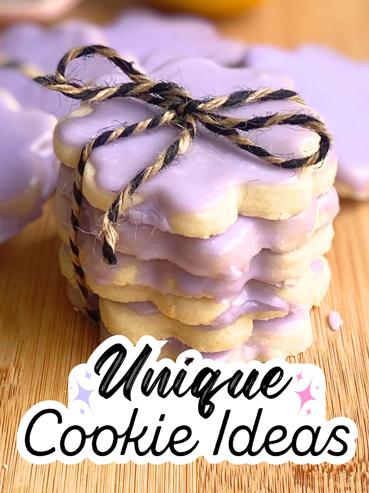 lemon lavender shortbread cookies