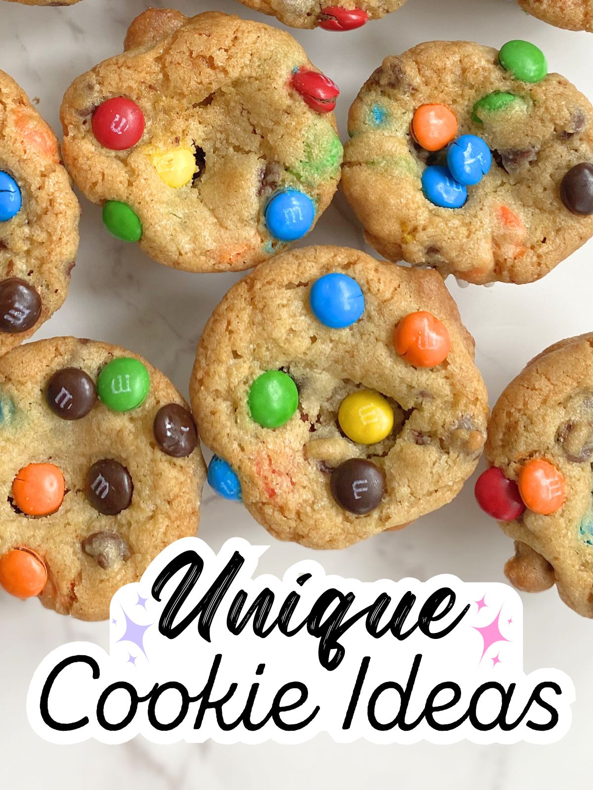 mini M&M cookie cups