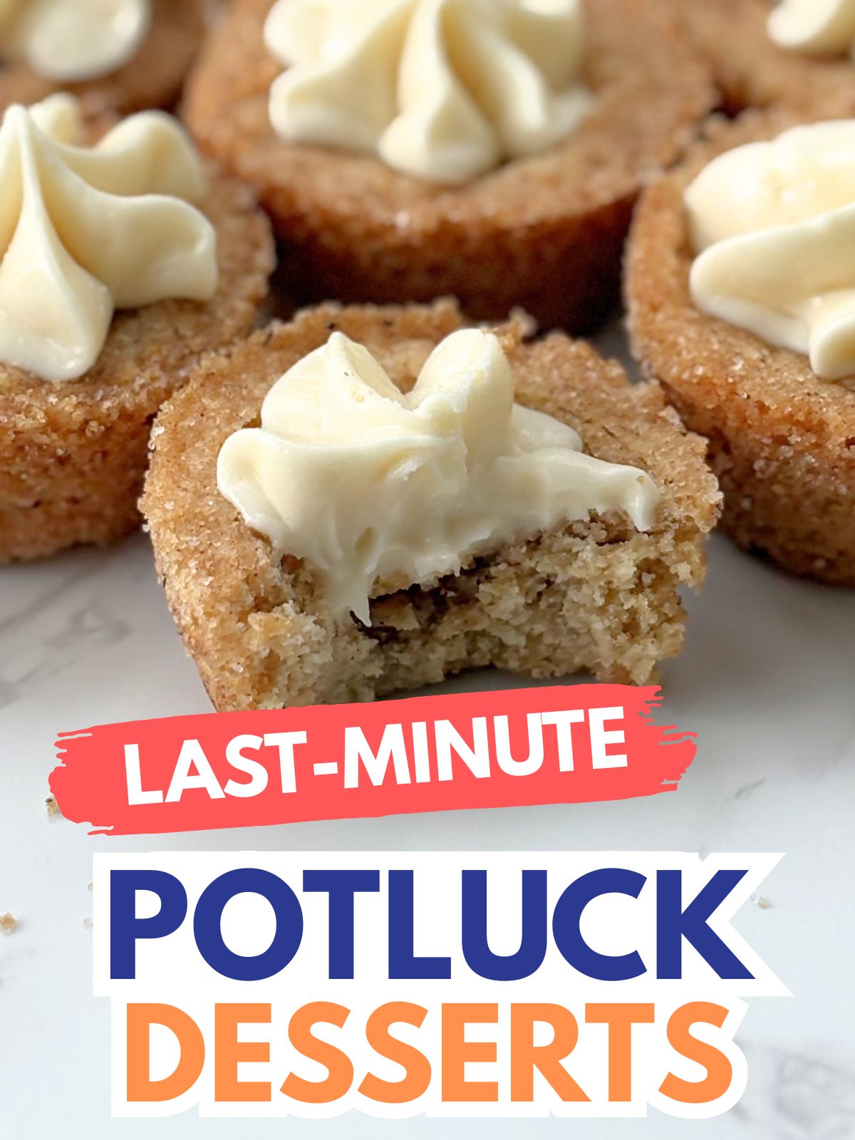 mini churro cookie cups