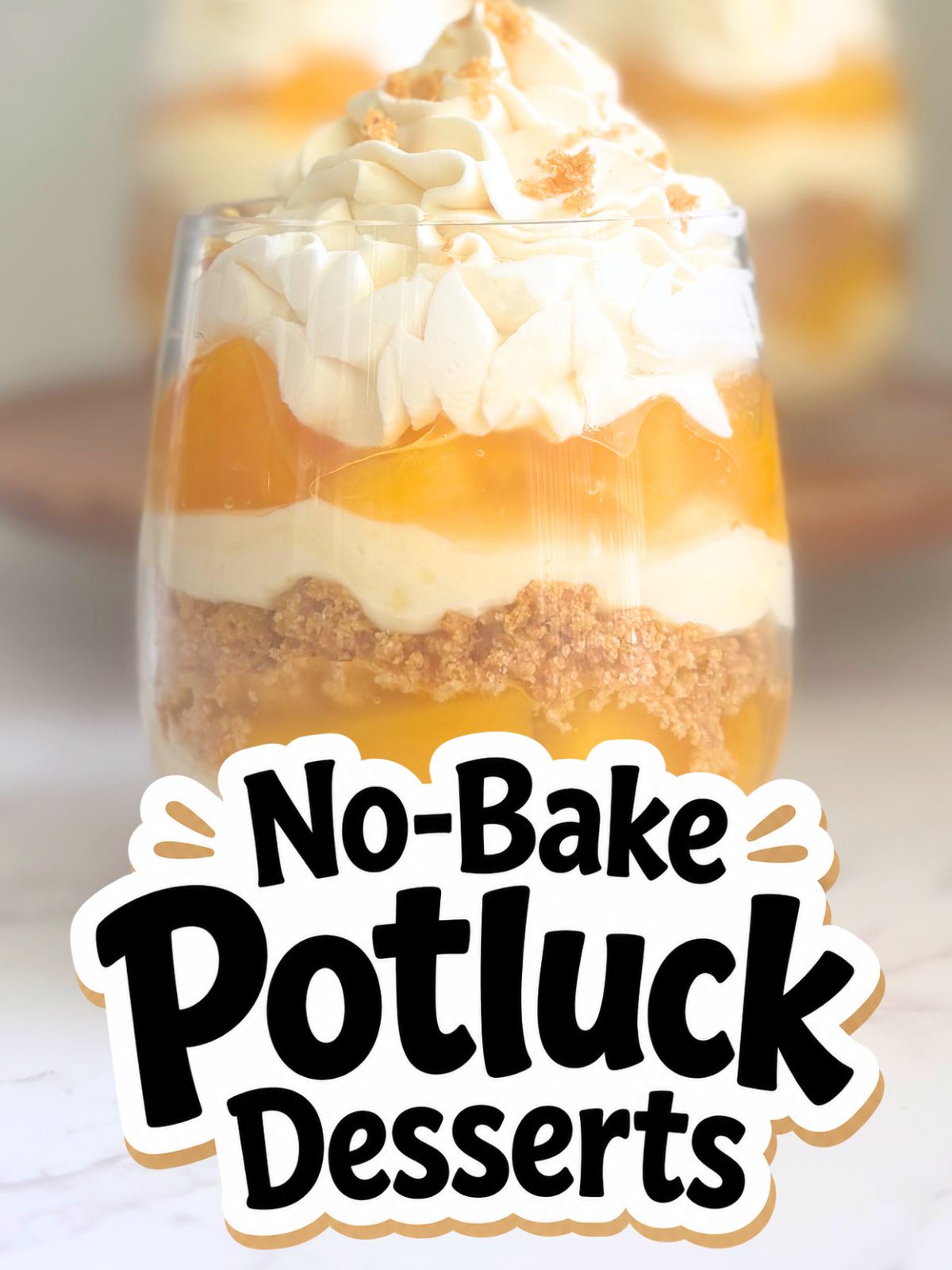 peach pie cheesecake cups