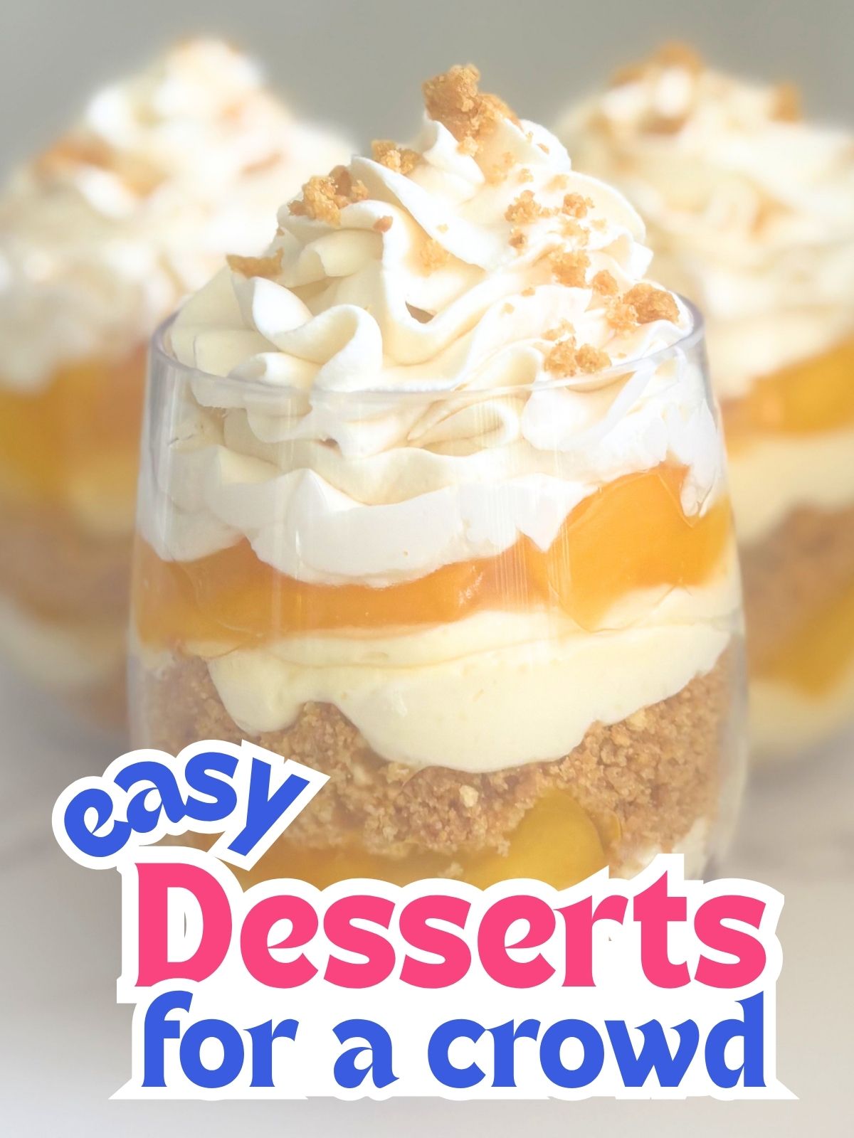 peach pie cheesecake cups