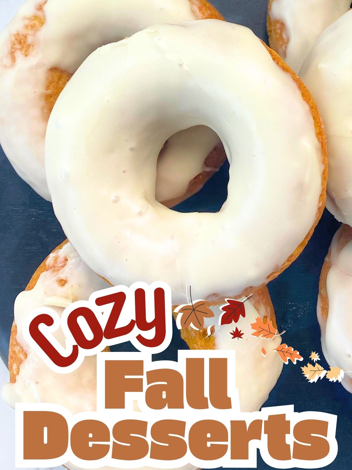 pumpkin donuts with maple glaze