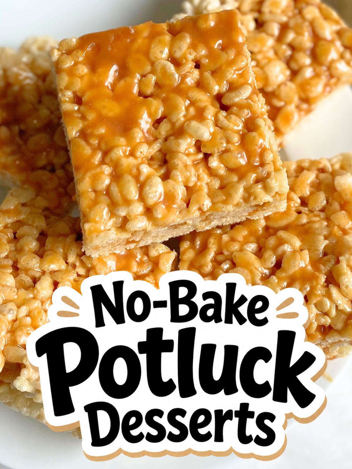salted caramel rice krispie treats
