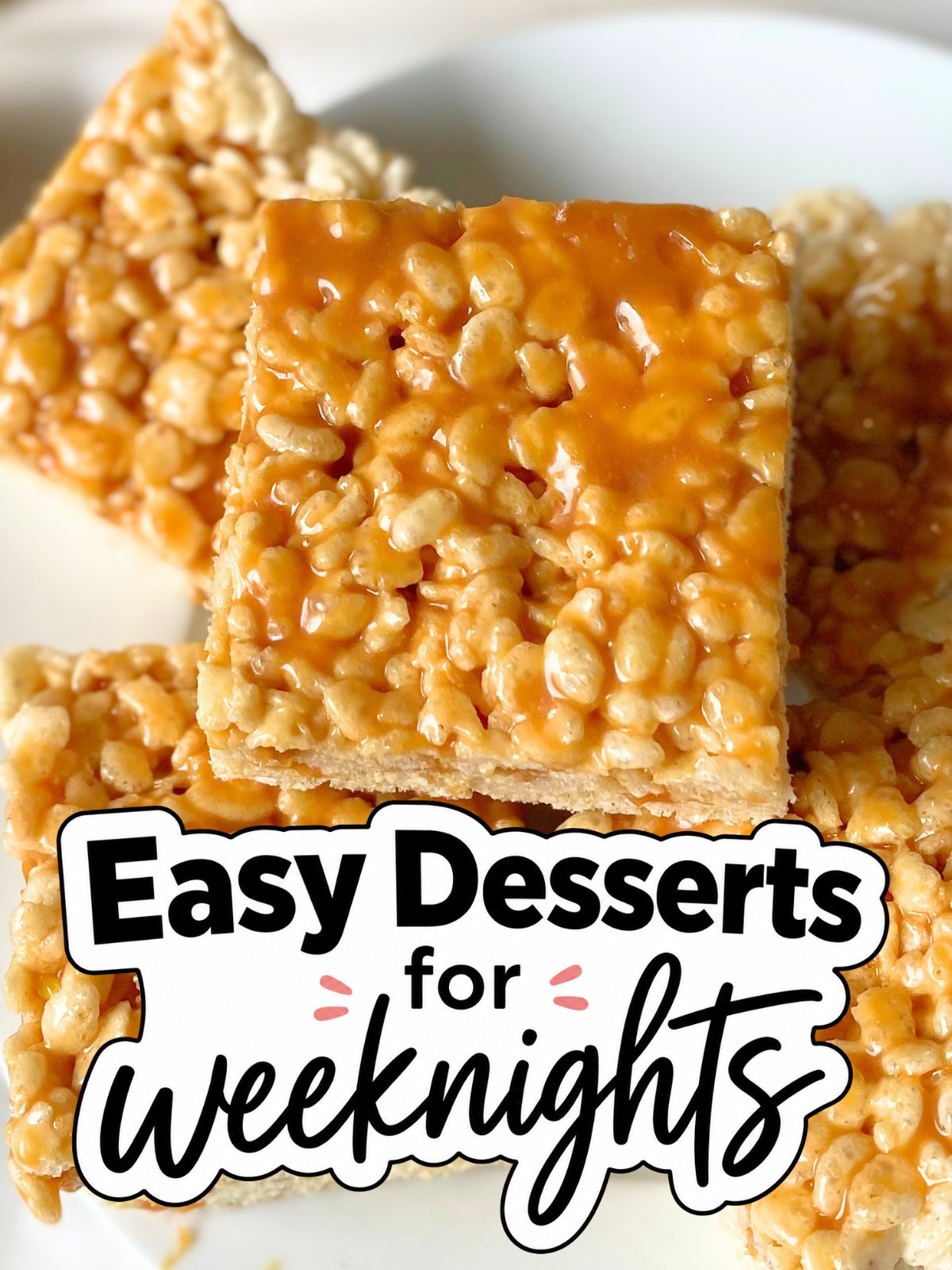 salted caramel rice krispies treats