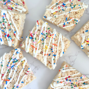 sheet pan rice krispie treats