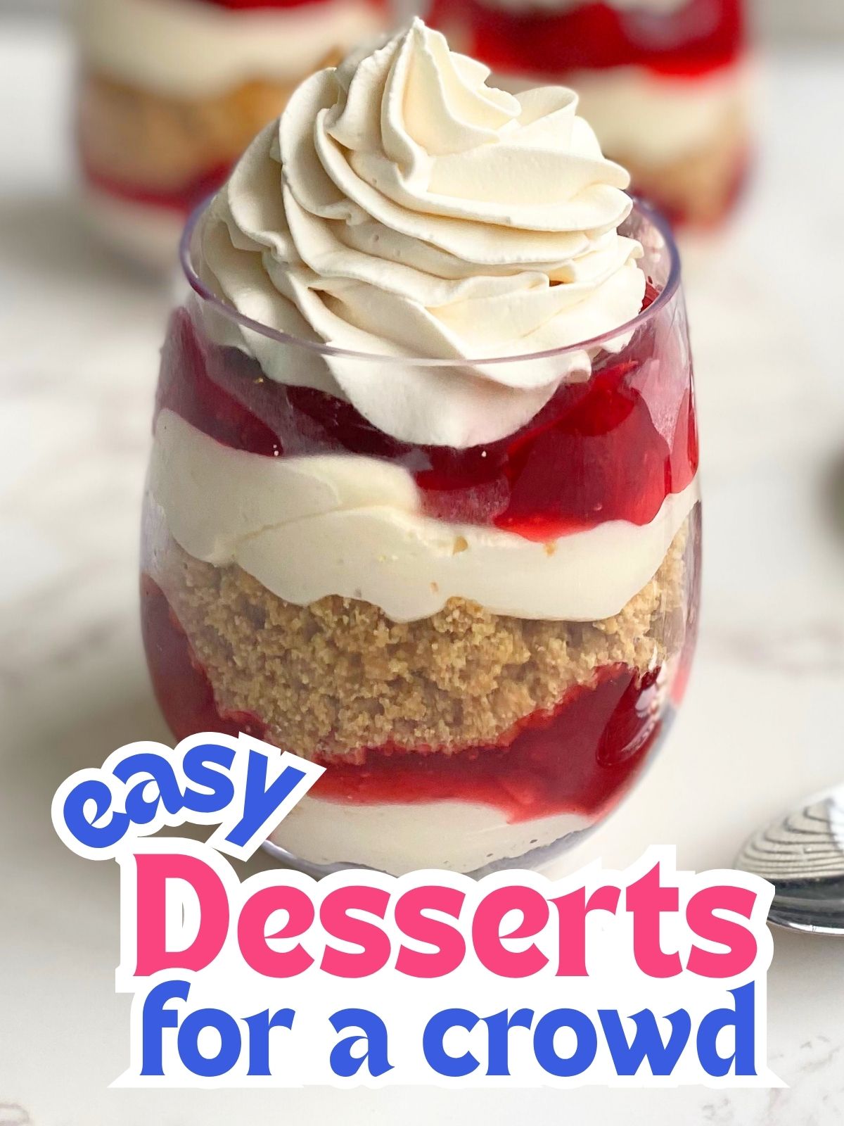 strawberry pie cheesecake cups