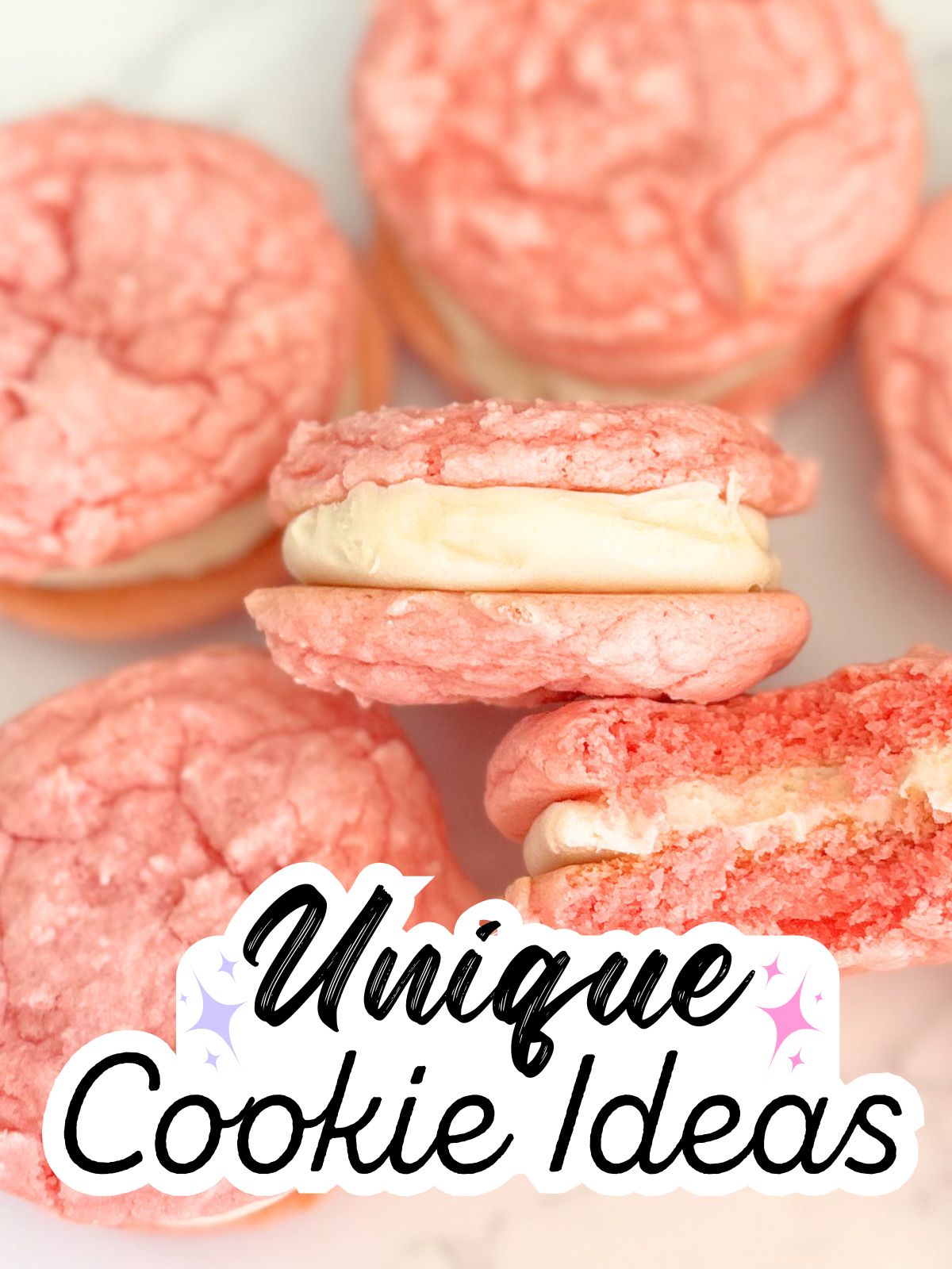 strawberry cake mix whoopie pies