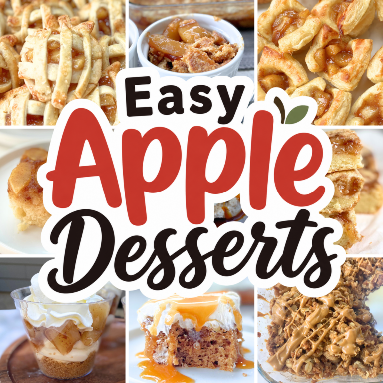 Discover 12 easy apple desserts for fall, including apple pie filling desserts, caramel apple treats, cozy cakes, cobblers, parfaits, and more.