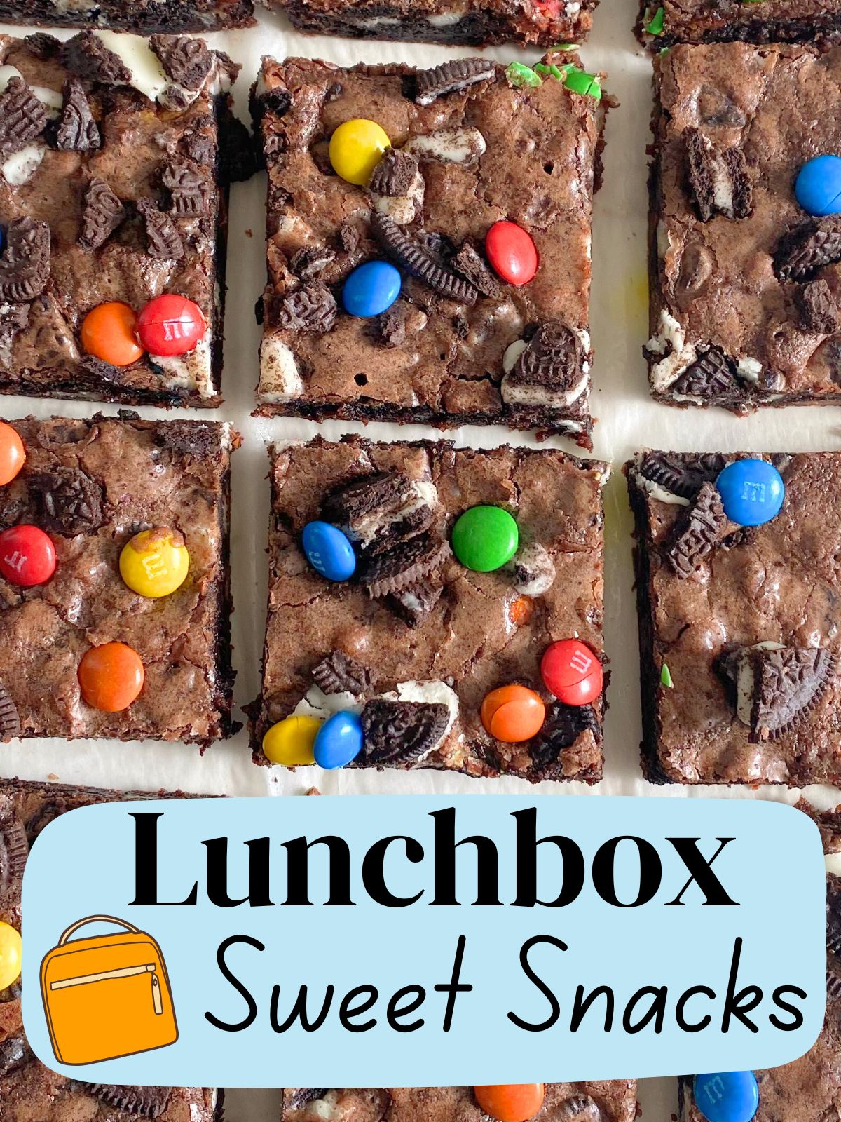M&M oreo brownies