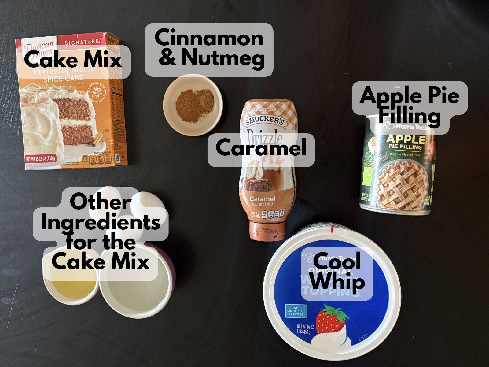 apple poke cake ingredients