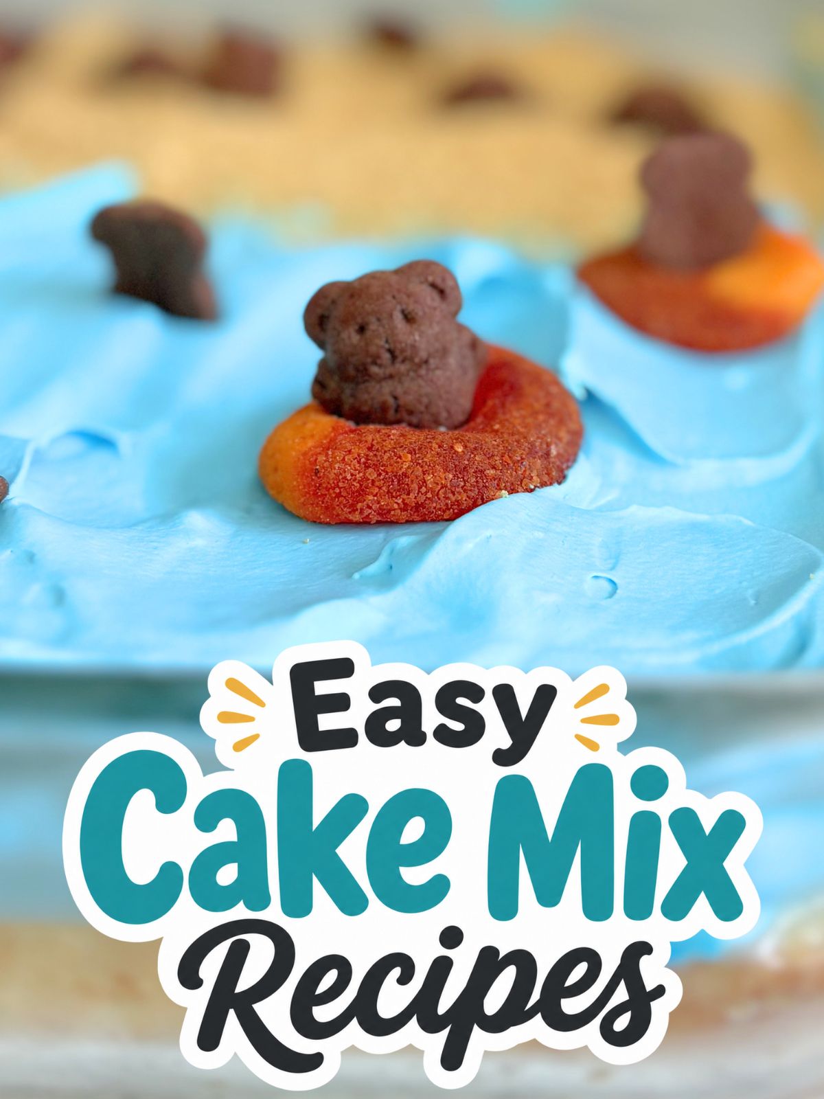 beach poke cake