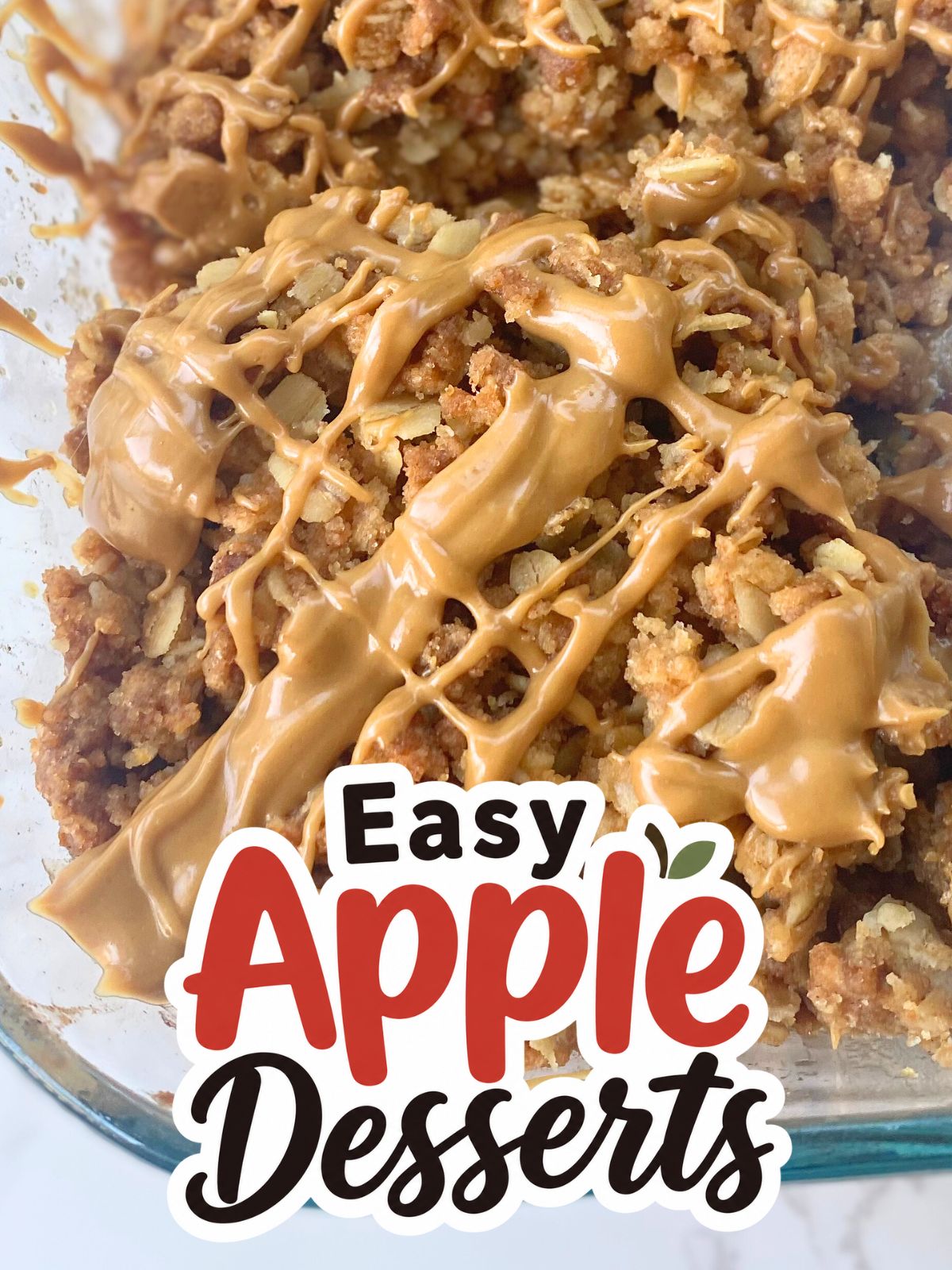 biscoff apple crumble