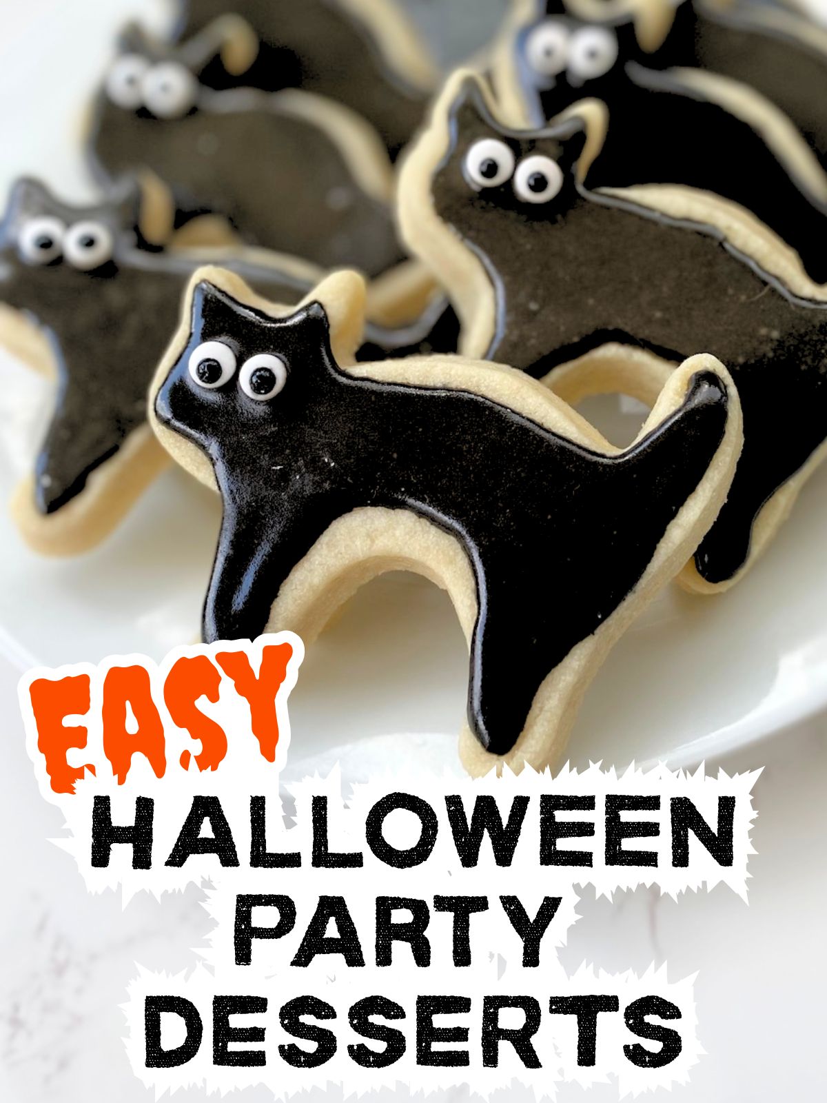 black cat sugar cookies