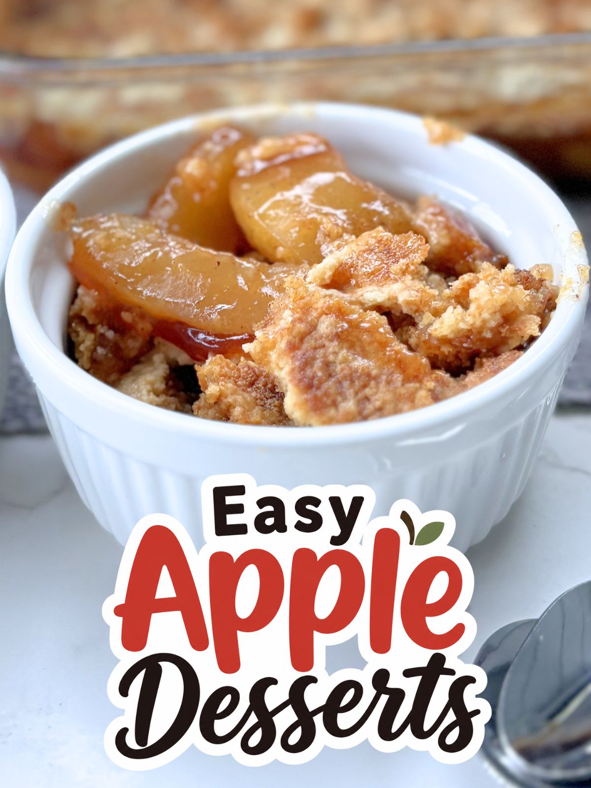cake mix apple cobbler