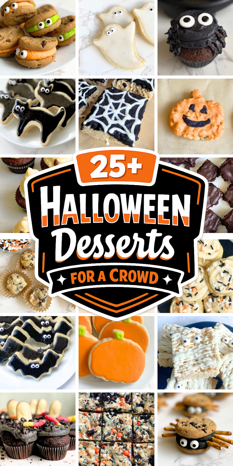 These easy Halloween party desserts are perfect for busy moms. From spooky sugar cookies to no-bake bites, and cupcakes that come together fast.