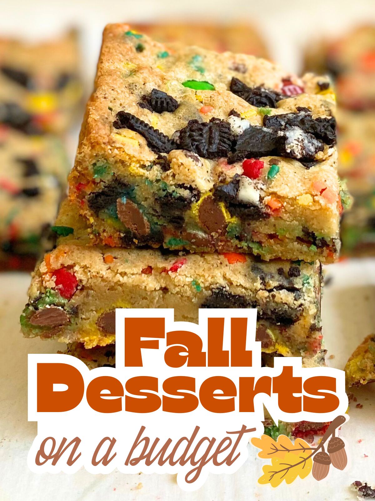fall blondies