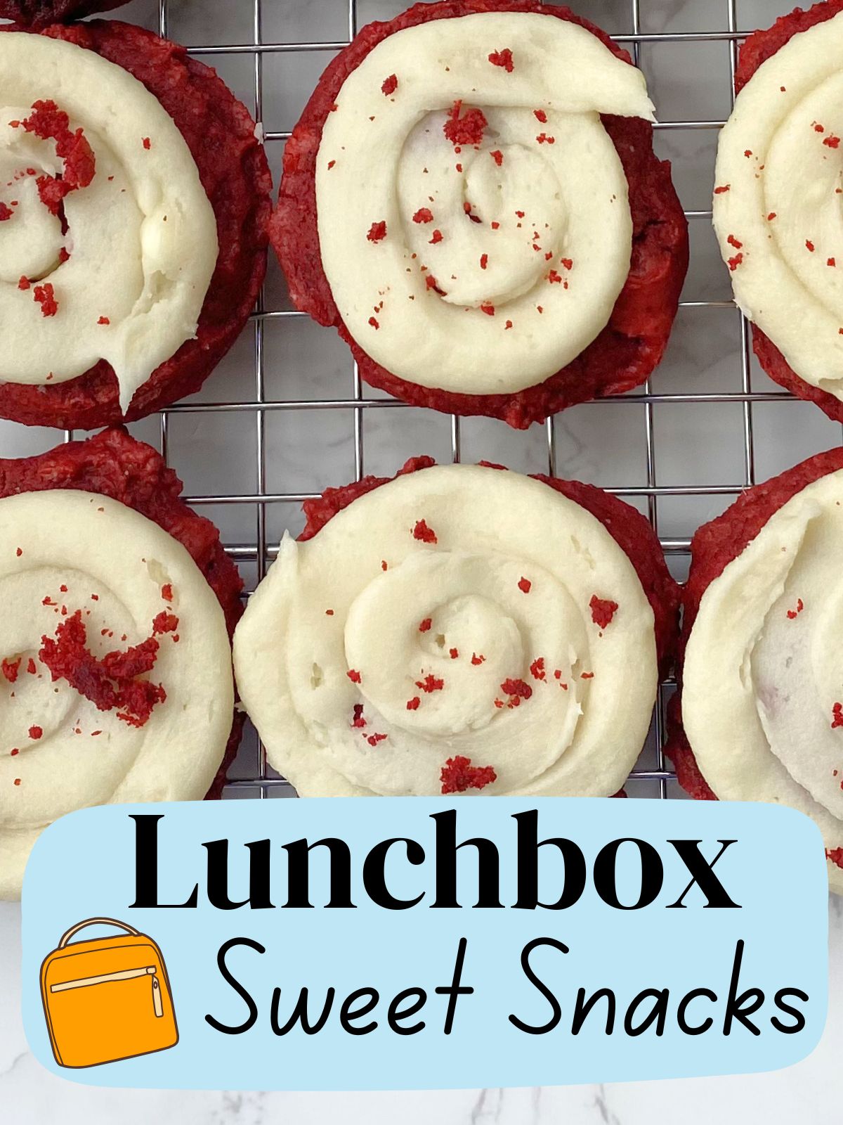 frosted red velvet cake mix cookies