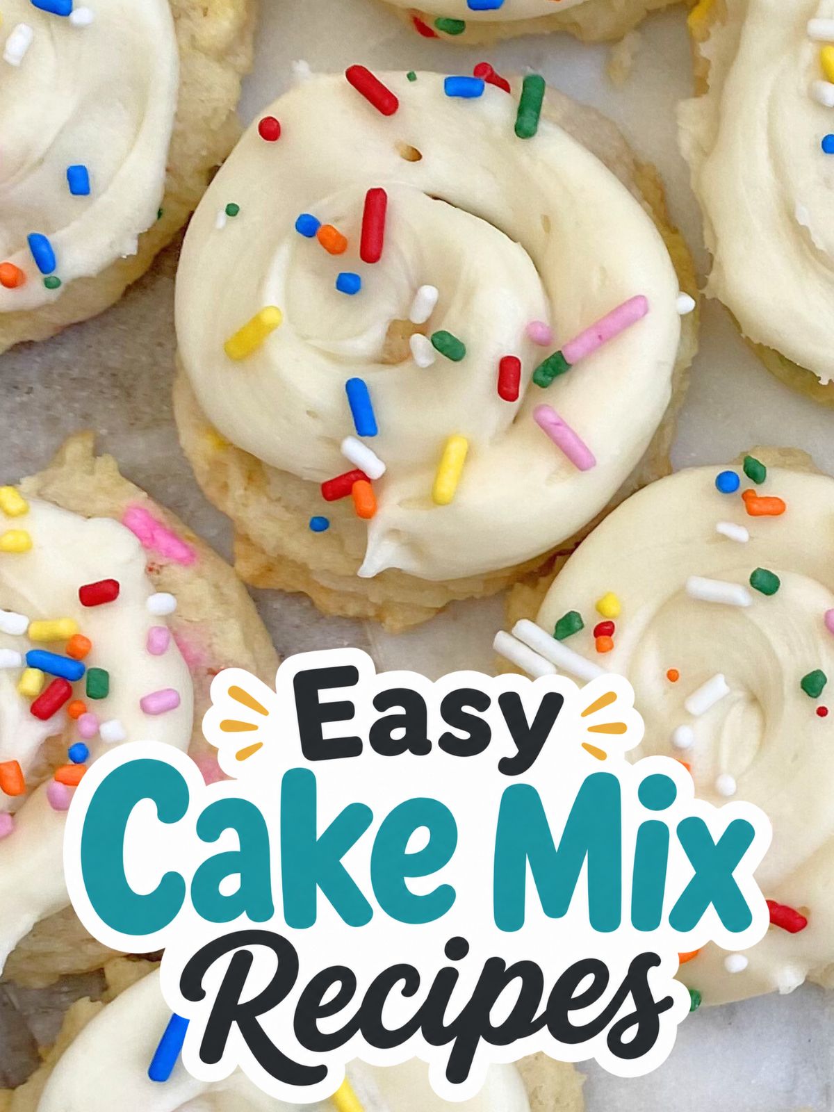 funfetti cake mix cookies