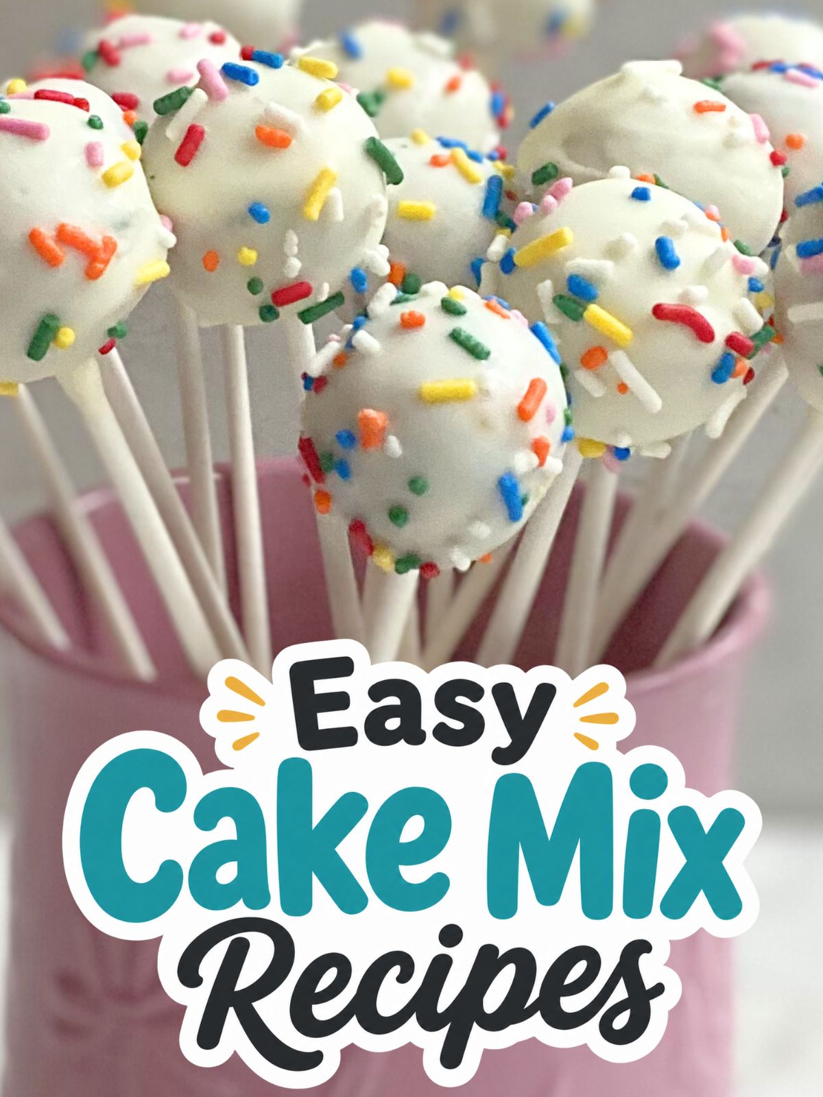 funfetti cake pops