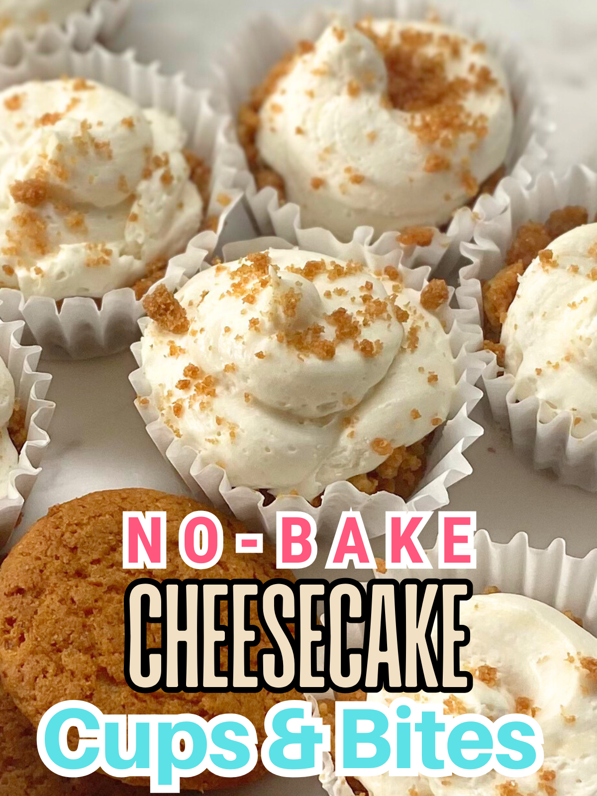 gingersnap cheesecake bites