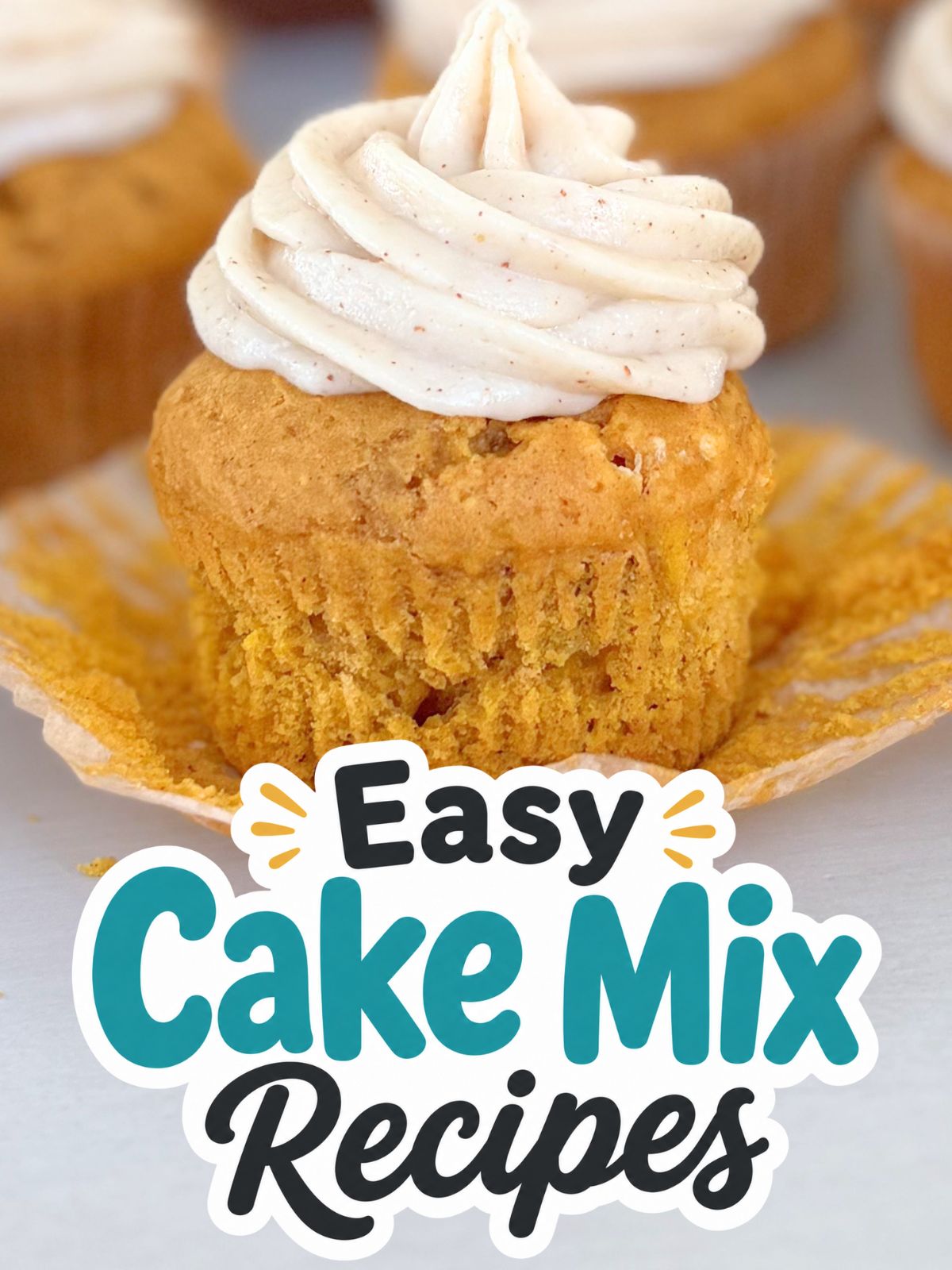 pumpkin cupcakes with brown butter maple frosting