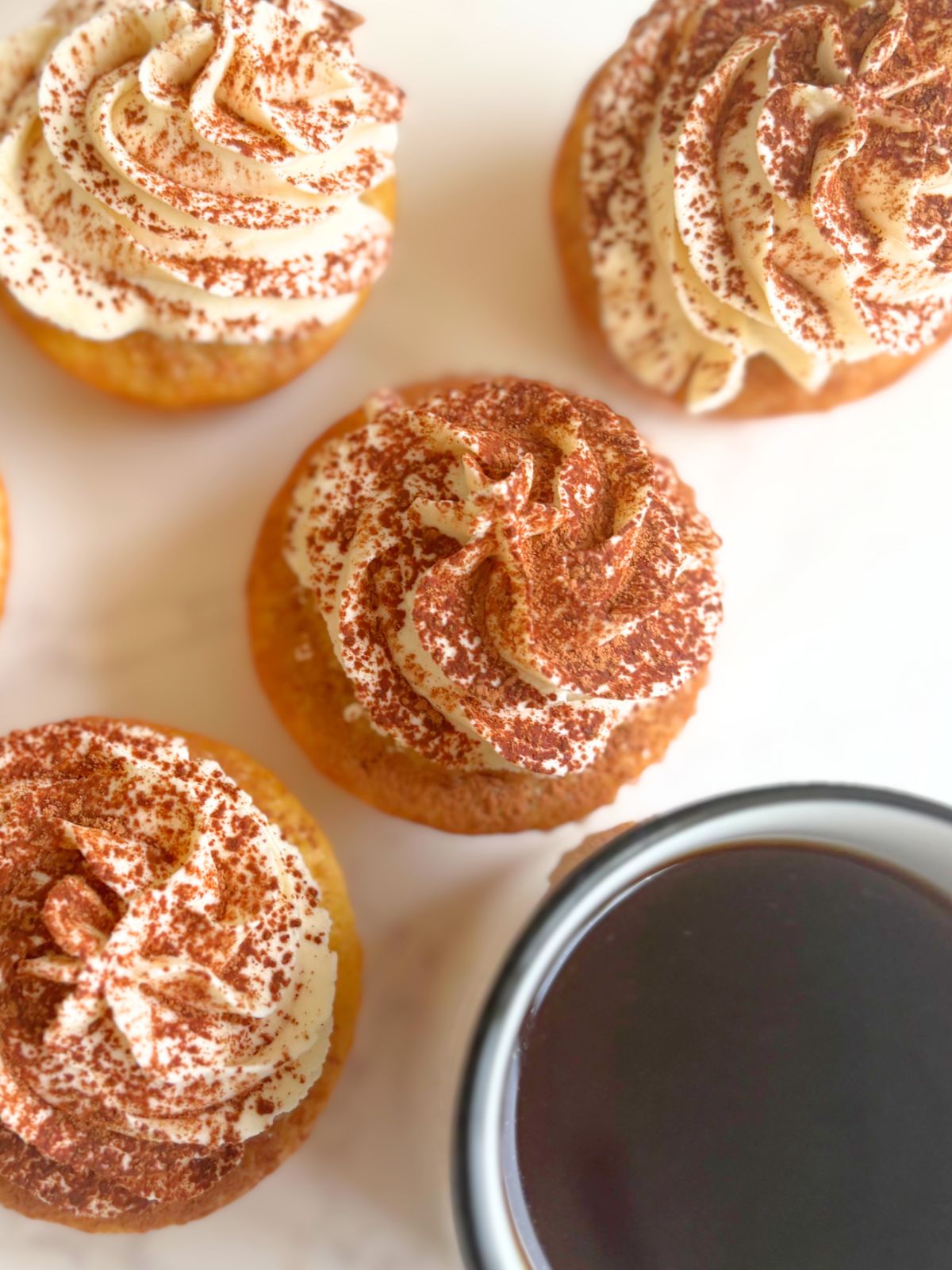 gluten free tiramisu cupcakes