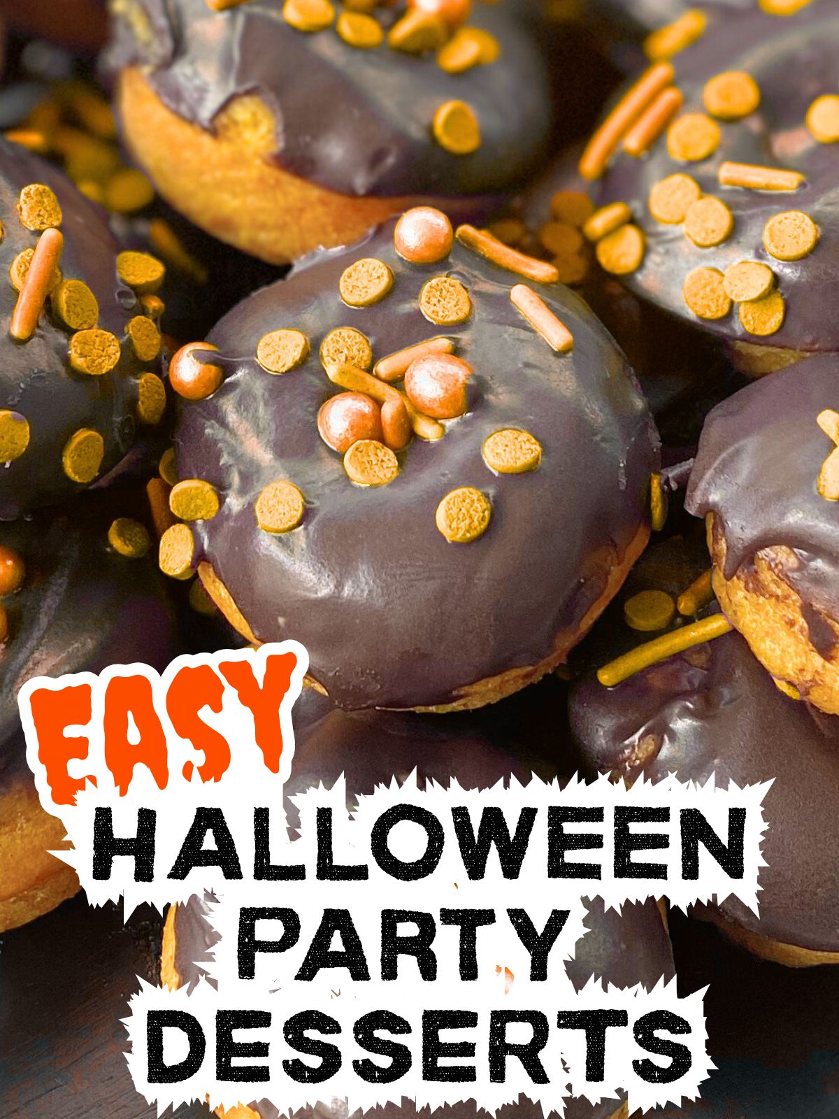 mini halloween donuts